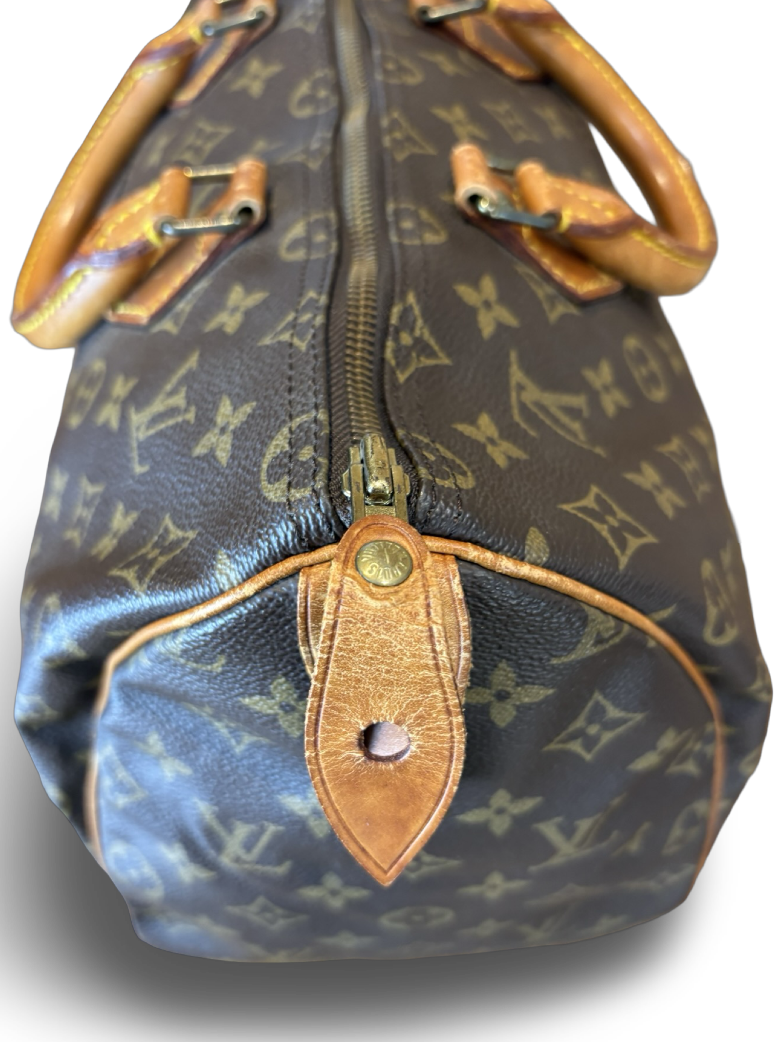 Louis Vuitton Speedy 35 Brown Monogram Canvas Handbag — image 9