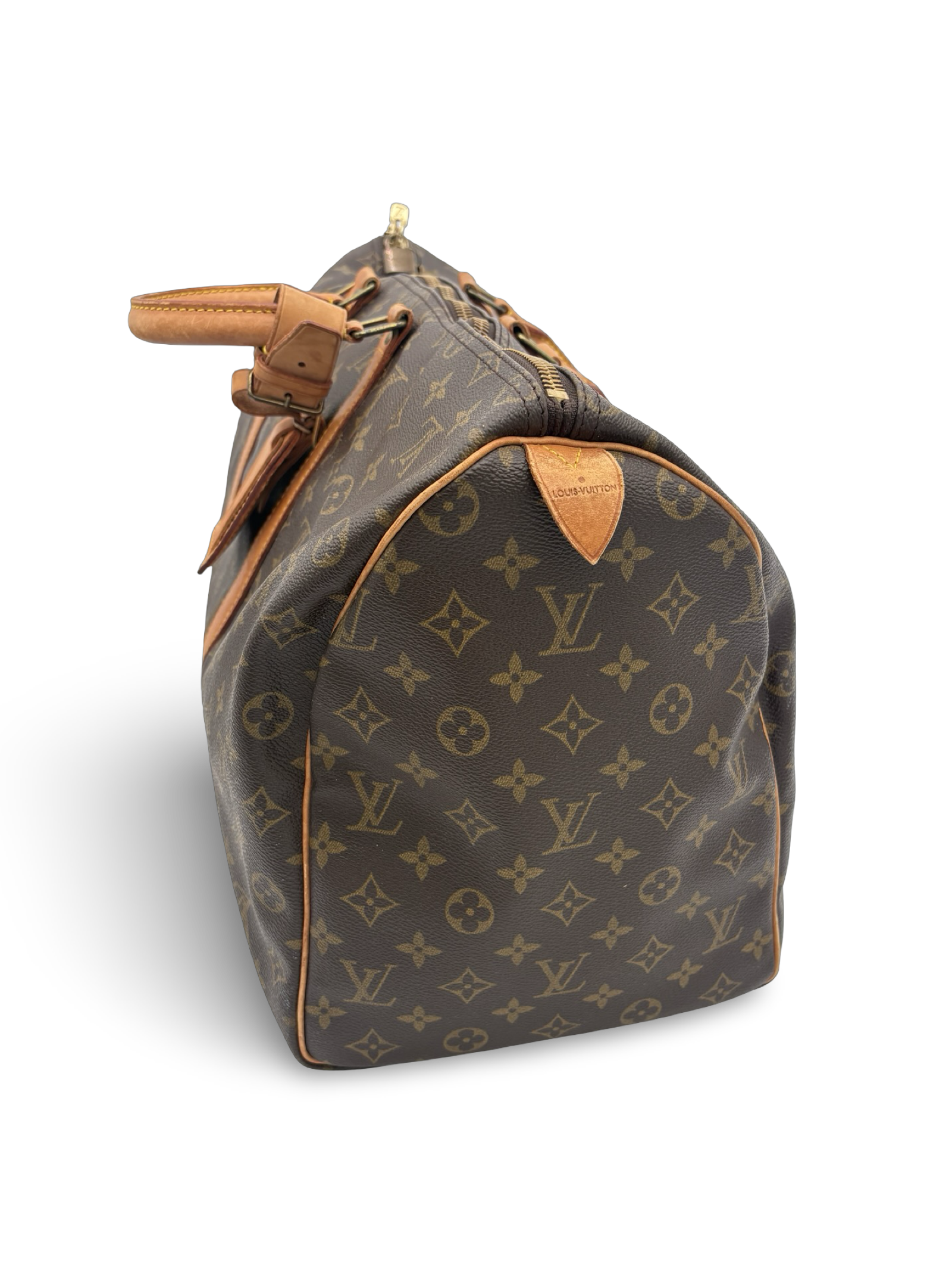 Louis Vuitton Keepall 50 Brown Monogram Canvas Travel Duffel Bag — image 3