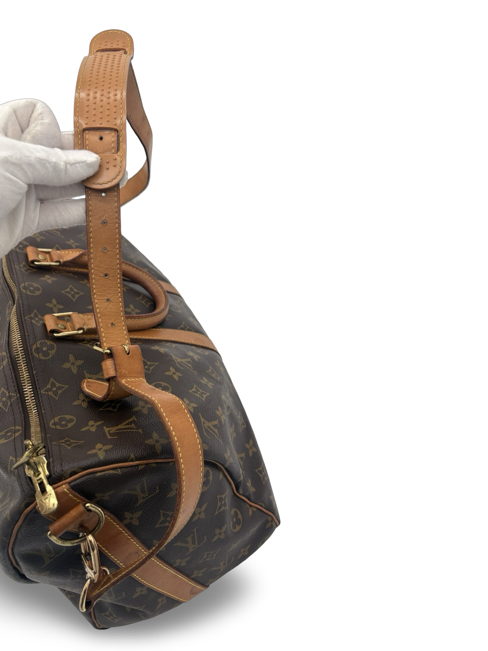 Louis Vuitton Keepall 45 Bandouliere Brown Monogram Canvas Travel Duffel Bag — image 12