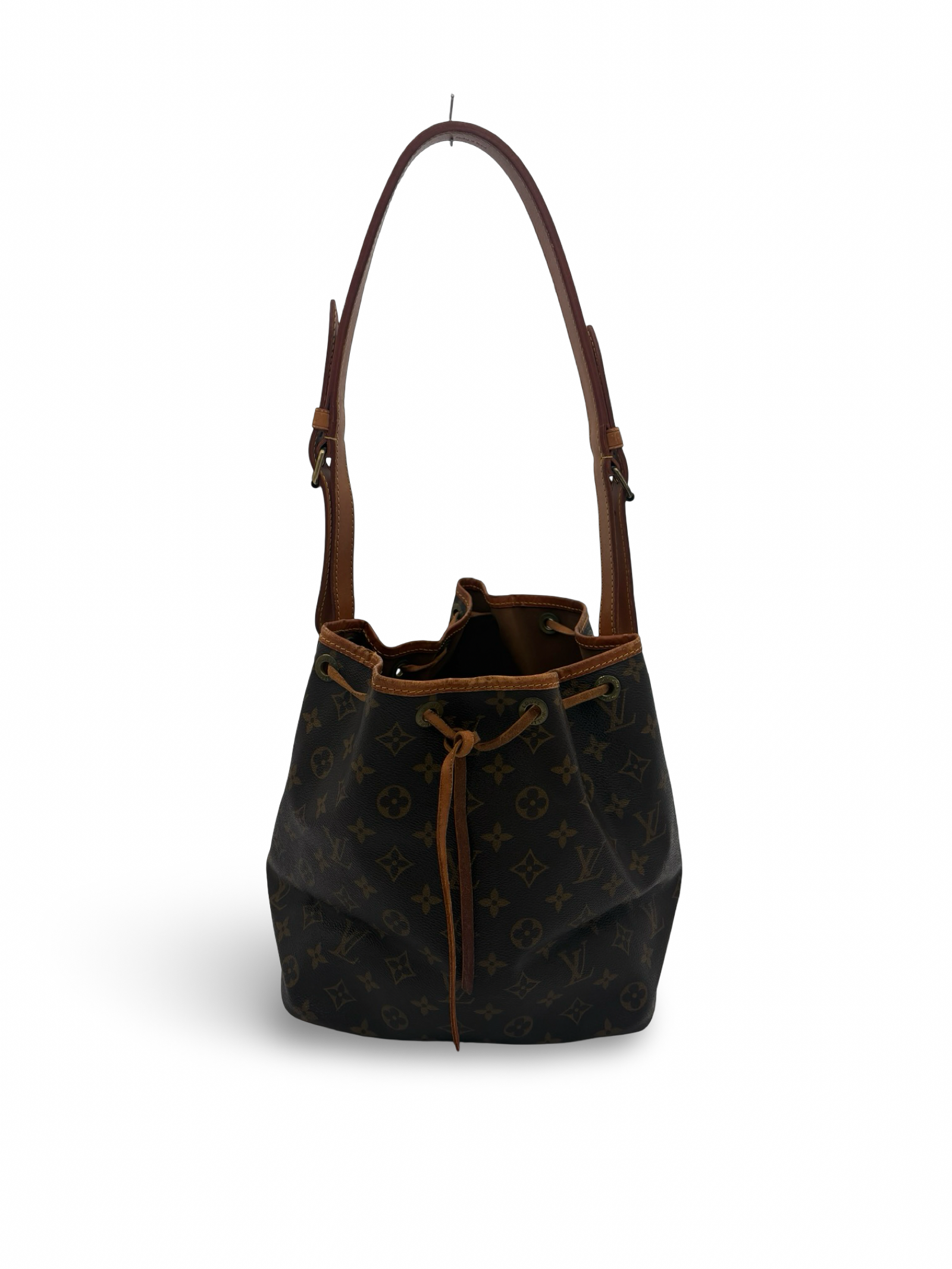 Louis Vuitton Petit Noé Drawstring Shoulder Bag Brown Monogram Canvas — image 2