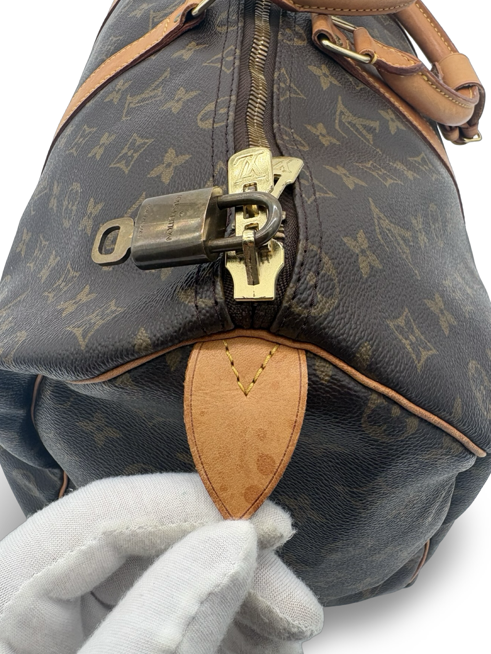 Louis Vuitton Keepall 50 Brown Monogram Canvas Travel Duffel Bag — image 8