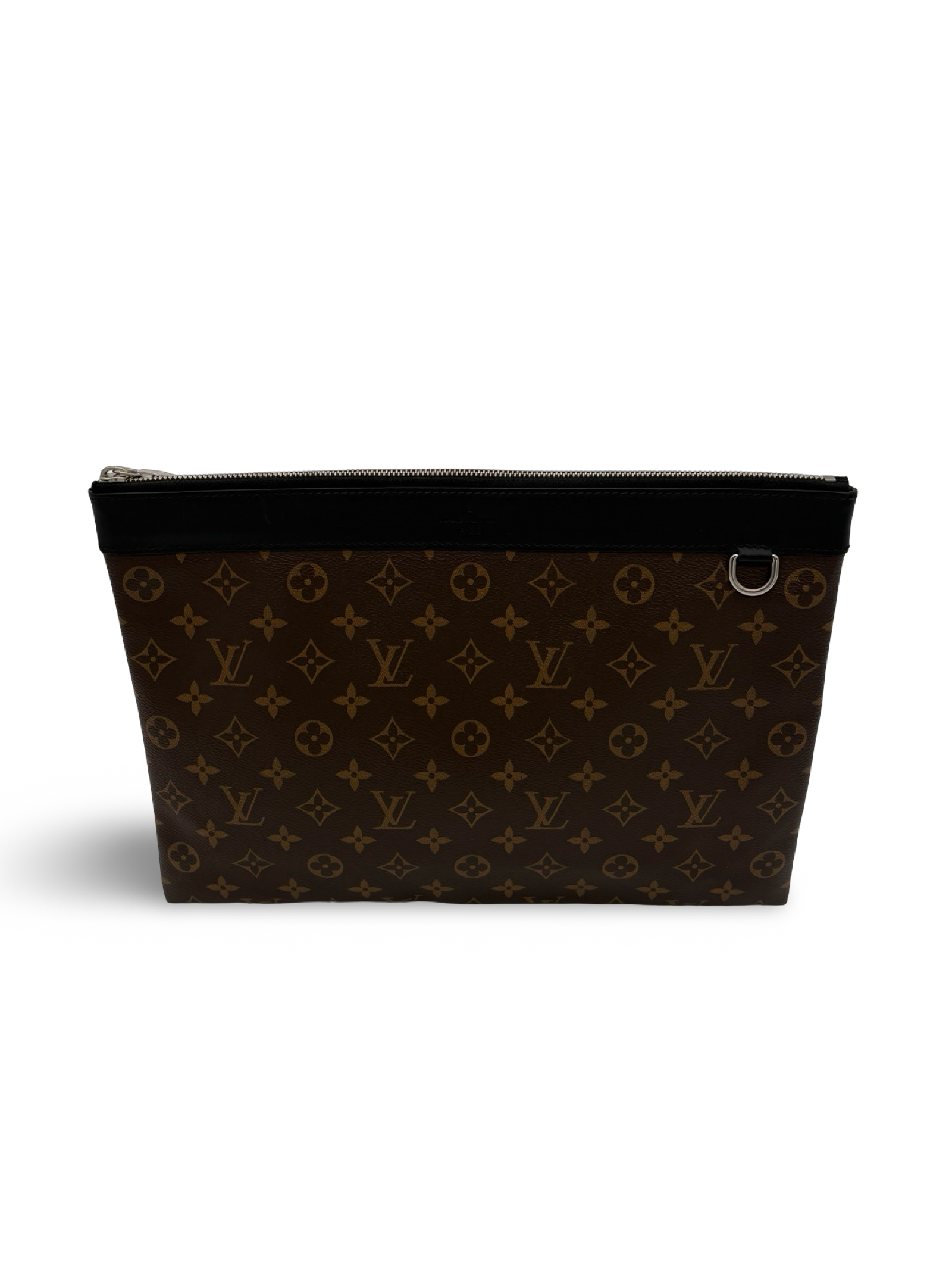 Louis Vuitton Brown Monogram Eclipse Discovery Pochette GM Clutch Bag — image 2