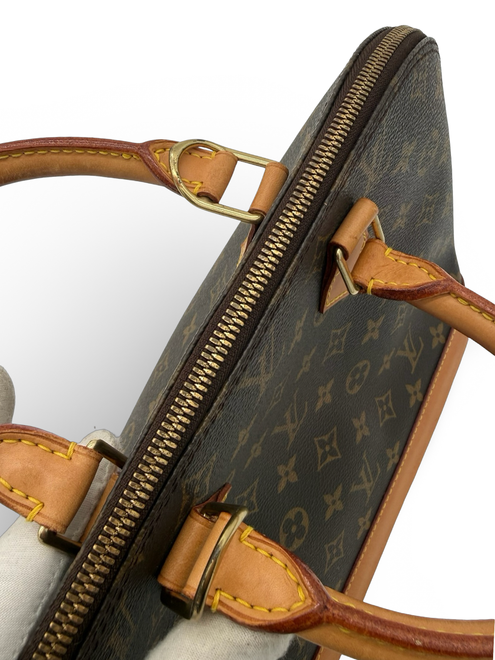 Louis Vuitton Alma PM Brown Monogram Canvas Handbag — image 13