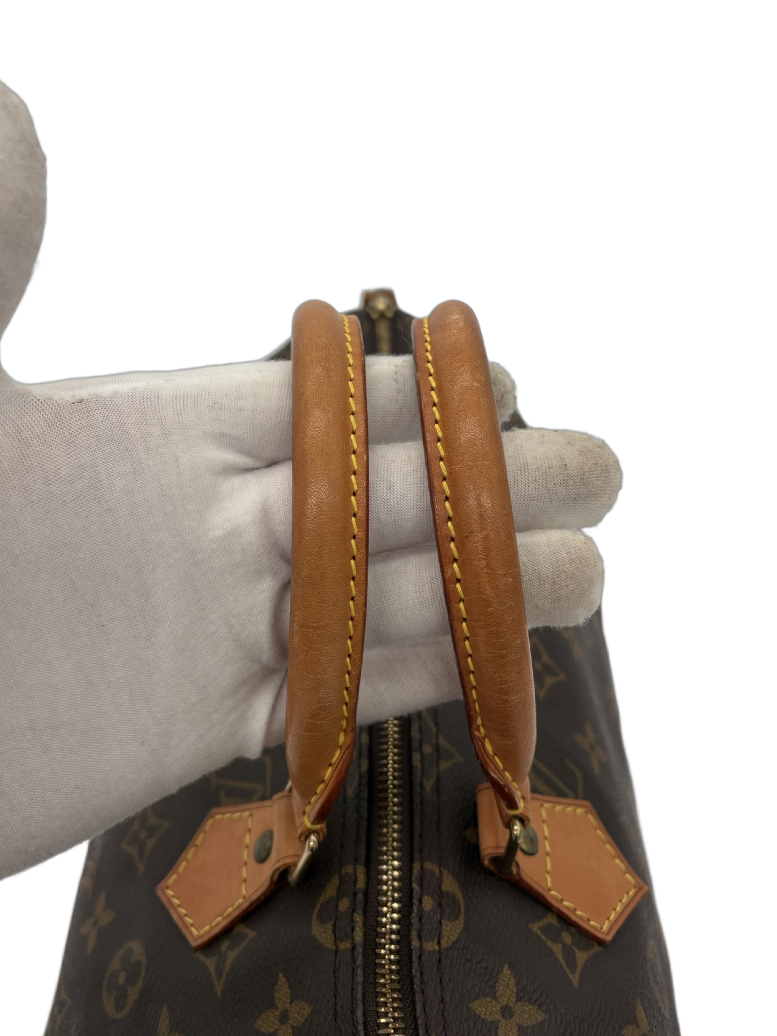 Louis Vuitton Speedy 35 Brown Monogram Canvas Handbag — image 9