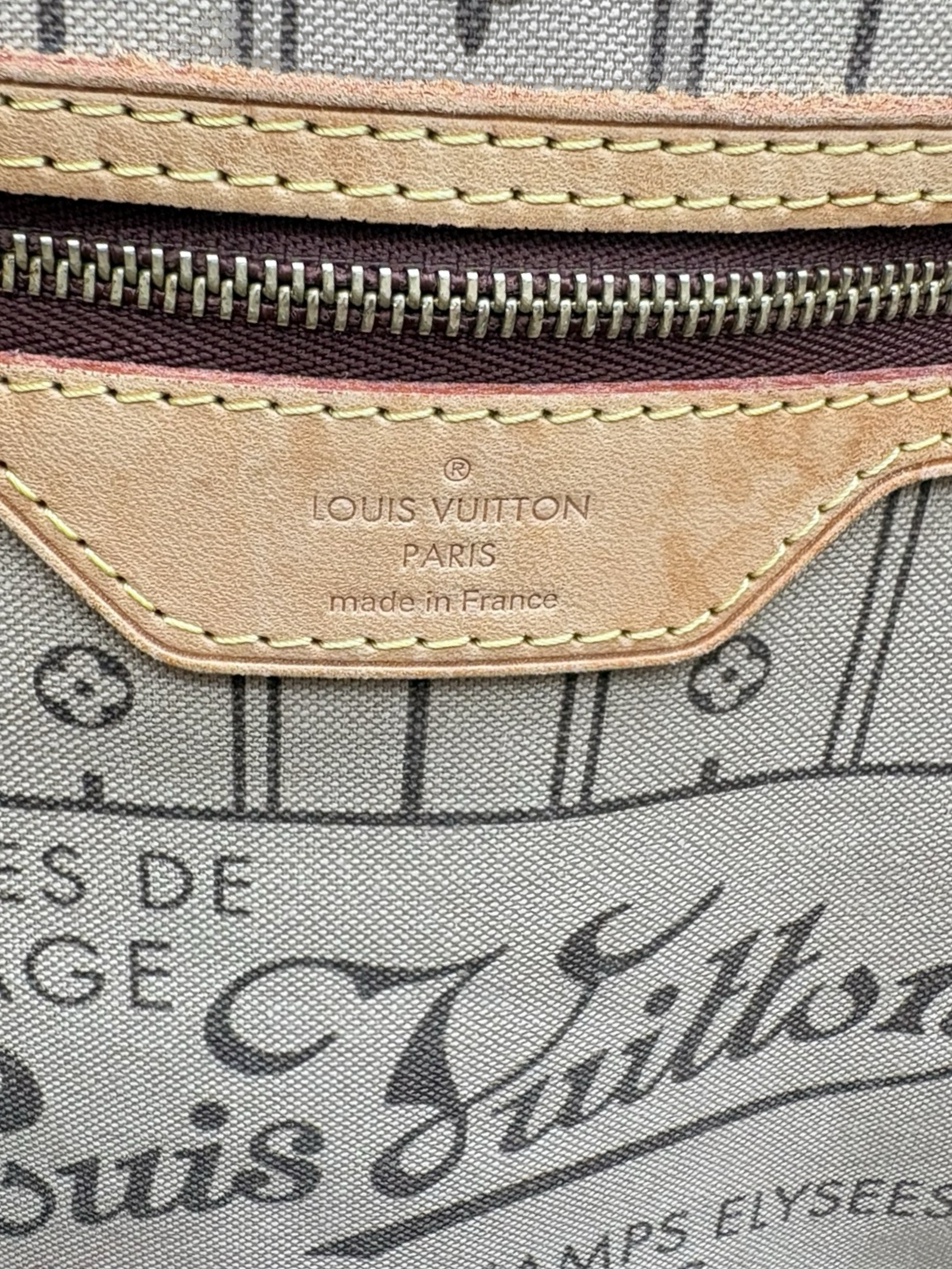 Louis Vuitton Neverfull MM Brown Monogram Canvas Tote Handbag — image 19