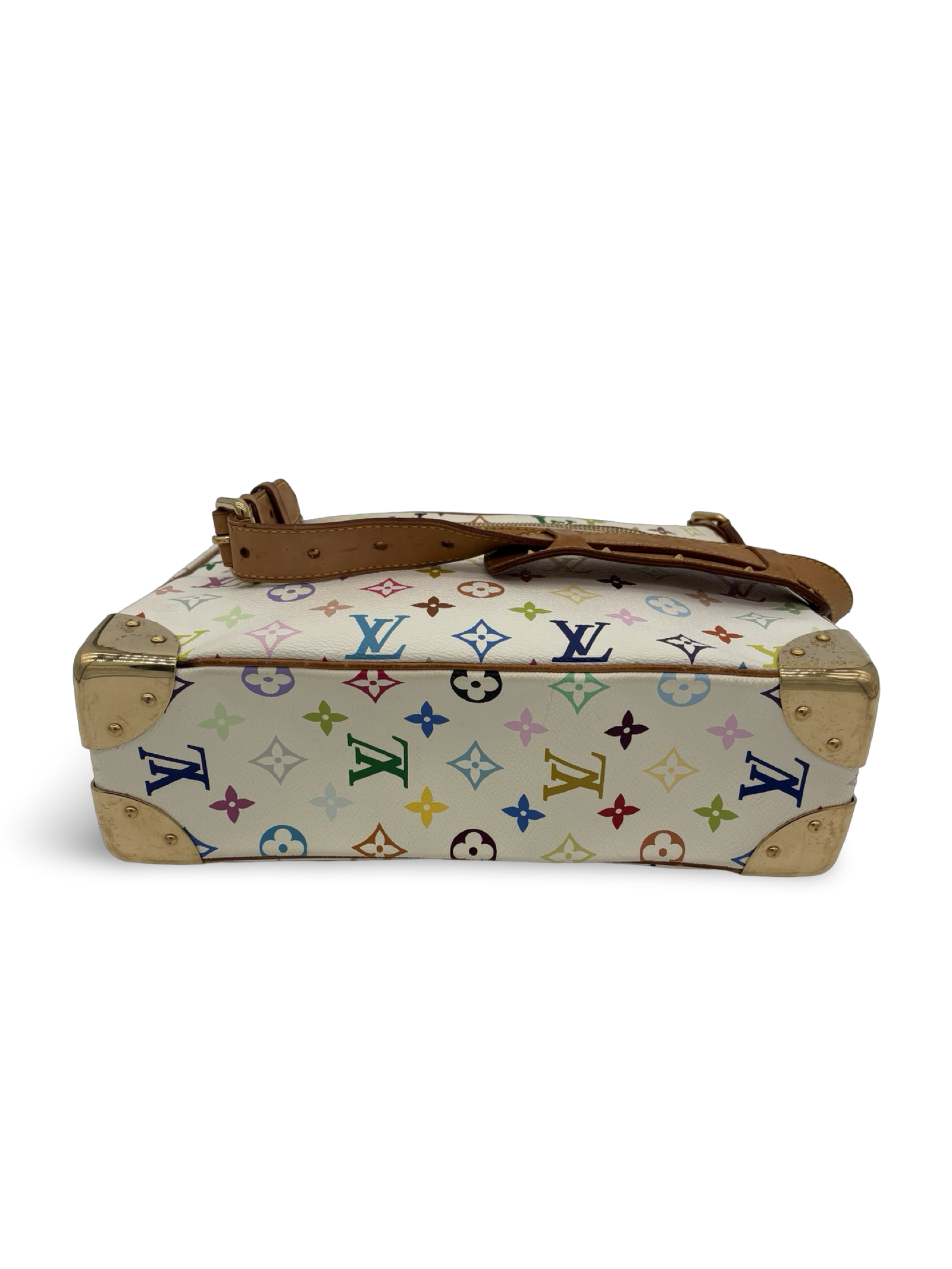Louis Vuitton Takashi Murakami White Monogram Multicolore Boulogne Bag — image 7