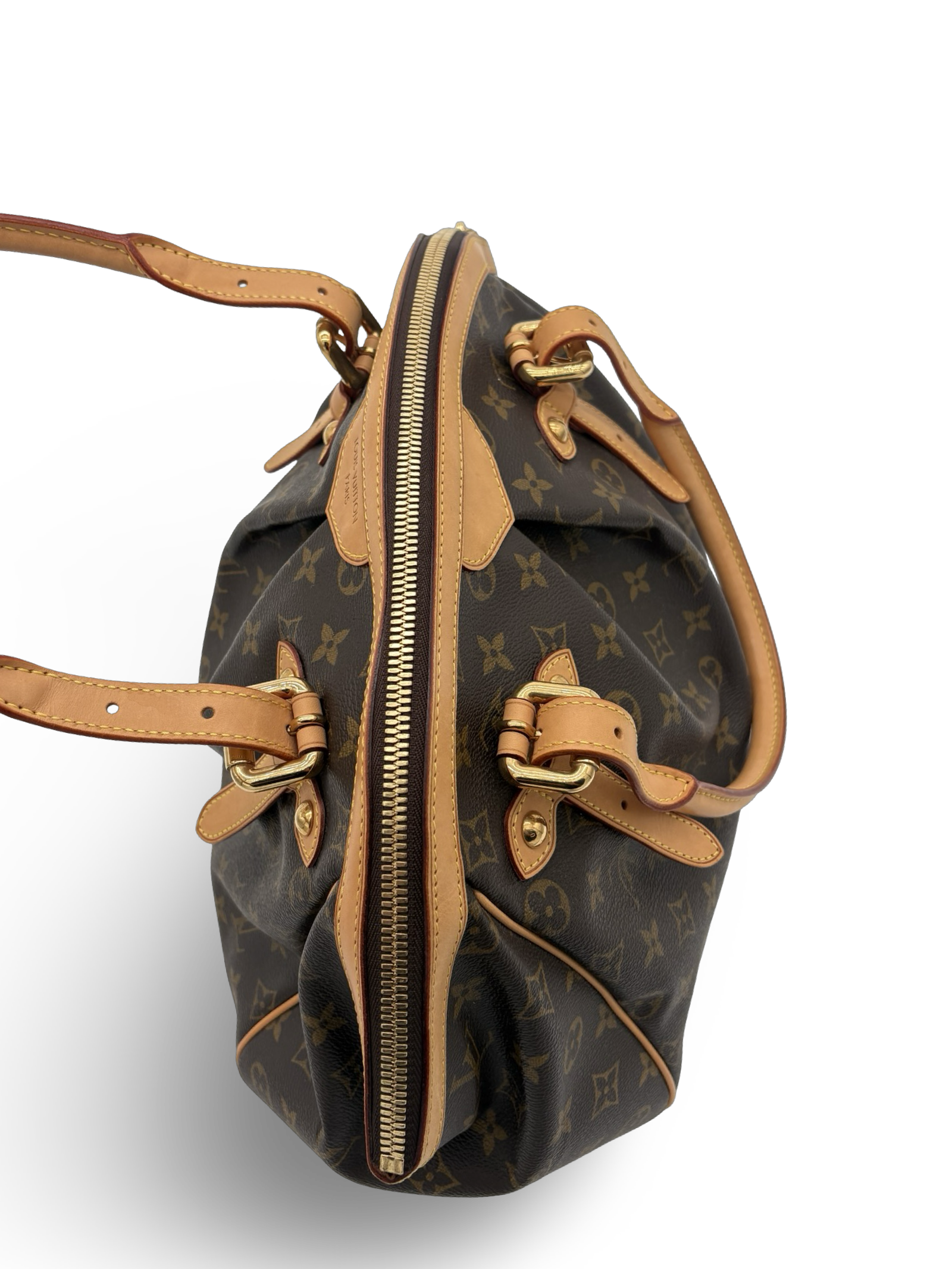 Louis Vuitton Tivoli GM Brown Monogram Canvas Tote Handbag — image 4