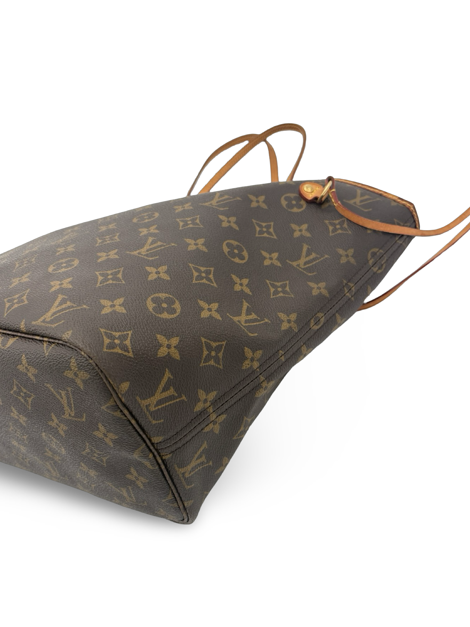 Louis Vuitton Neverfull MM Brown Monogram Canvas Tote Handbag — image 10