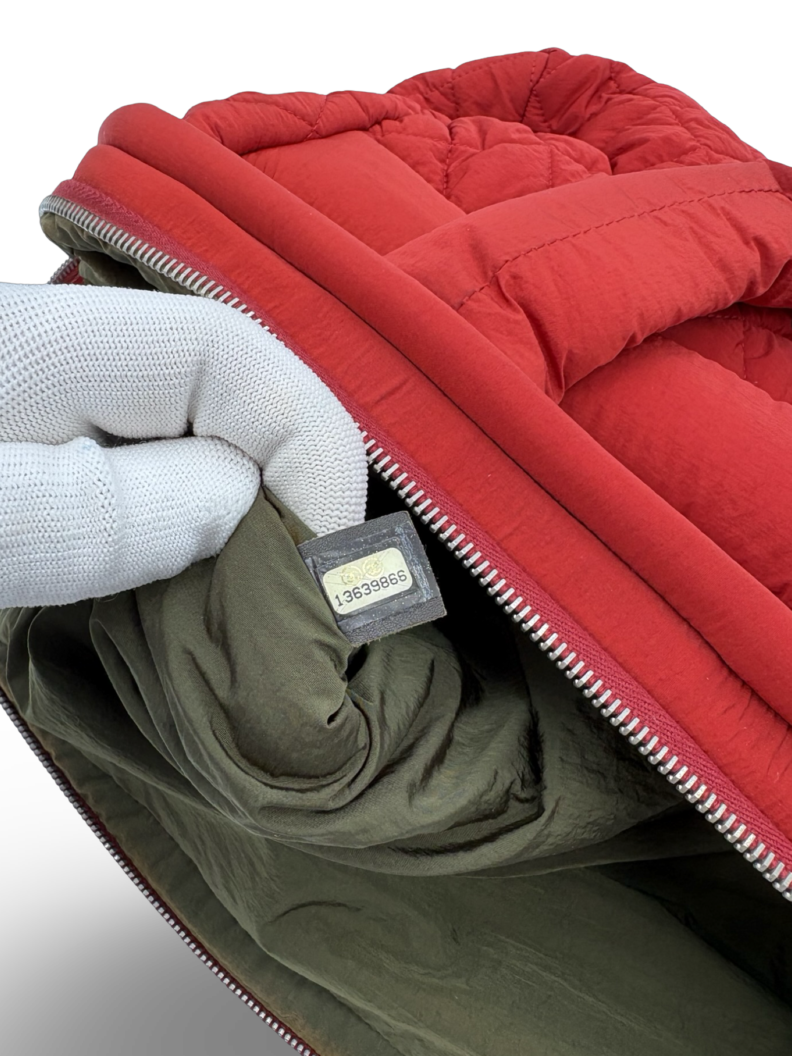 Chanel Red Medium Quilted Nylon Coco Cocoon Tote Handbag — image 16