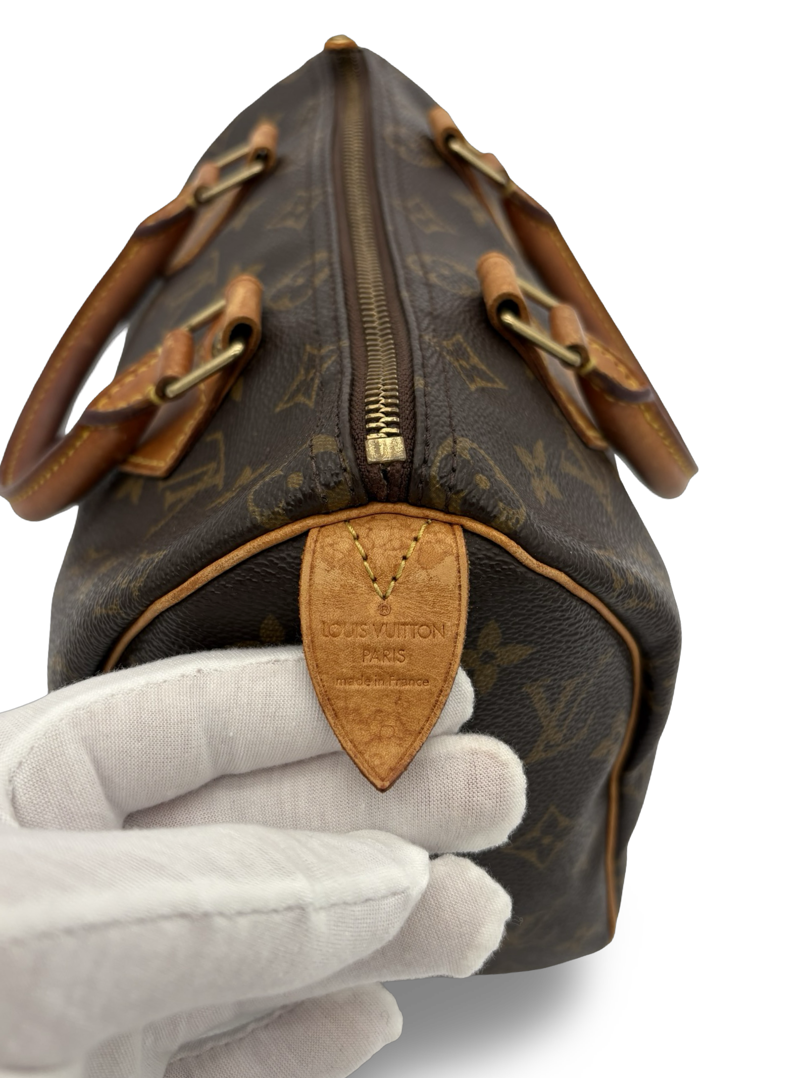 Louis Vuitton Speedy 25 Brown Monogram Canvas Handbag — image 8