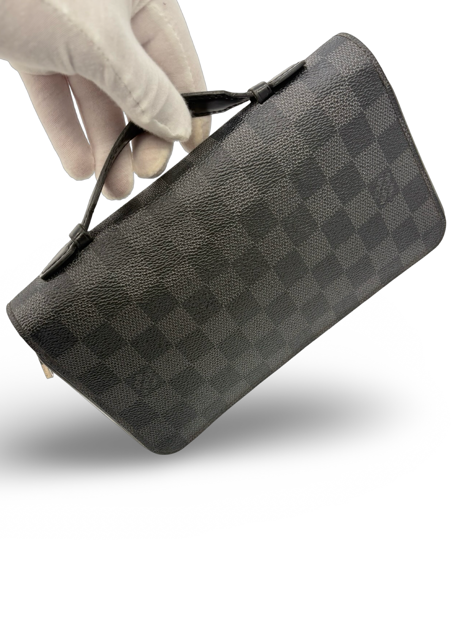 Louis Vuitton Black Damier Monogram Canvas Zippy Wallet XL — image 14