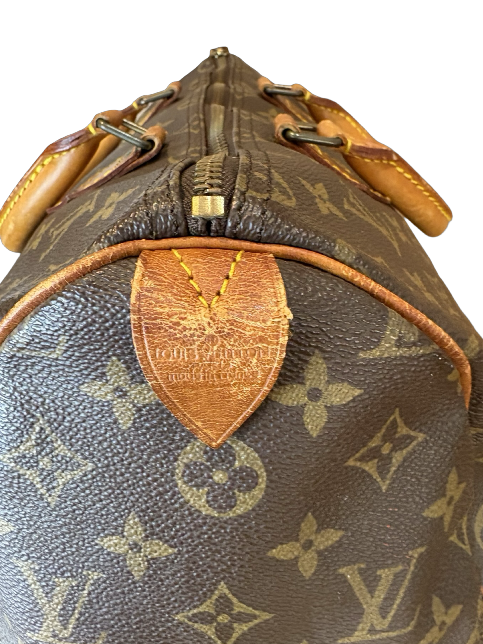 Louis Vuitton Speedy 35 Brown Monogram Canvas Handbag — image 7