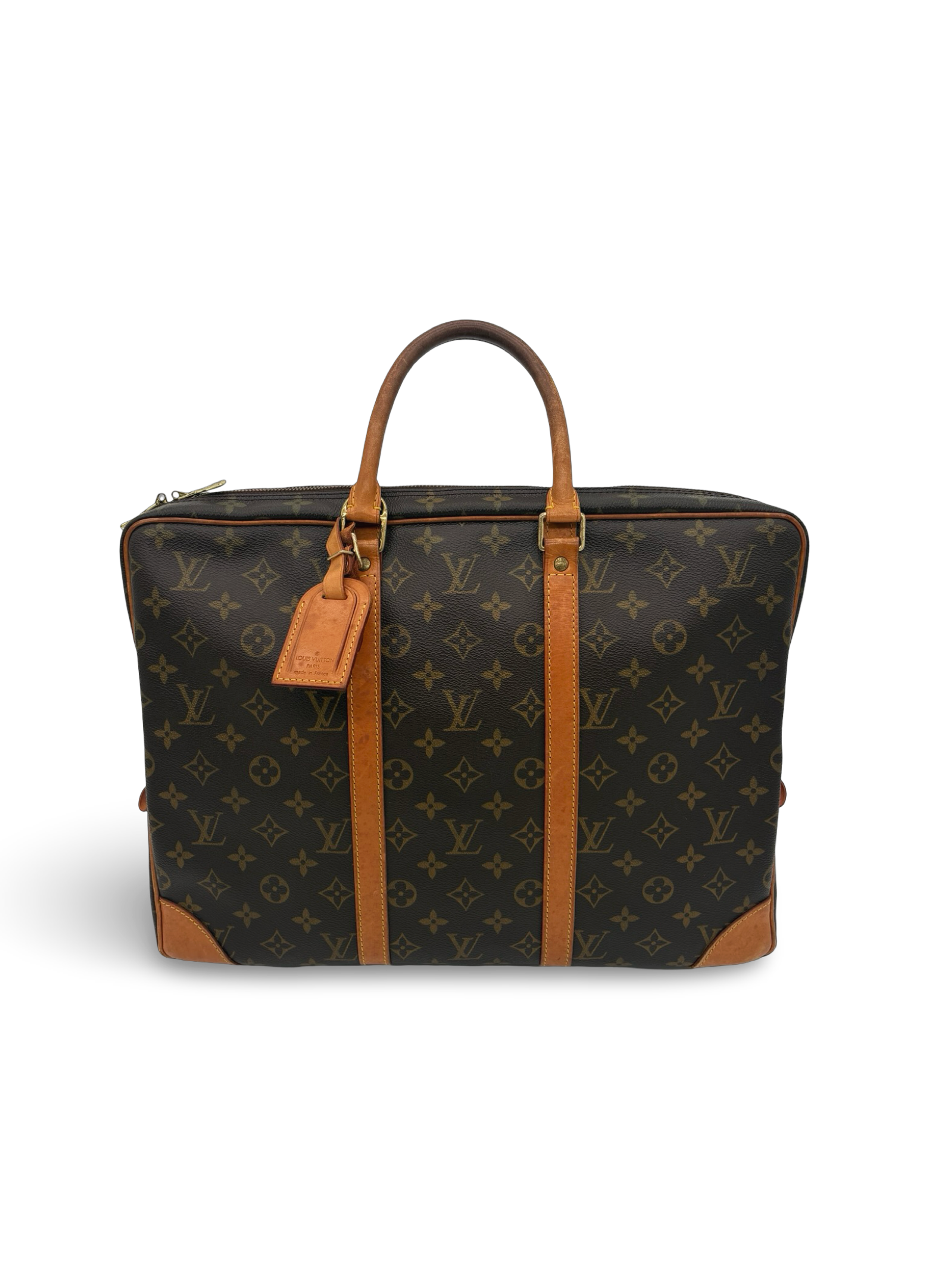 Louis Vuitton Brown Monogram Canvas Porte Documents Voyage Business Bag