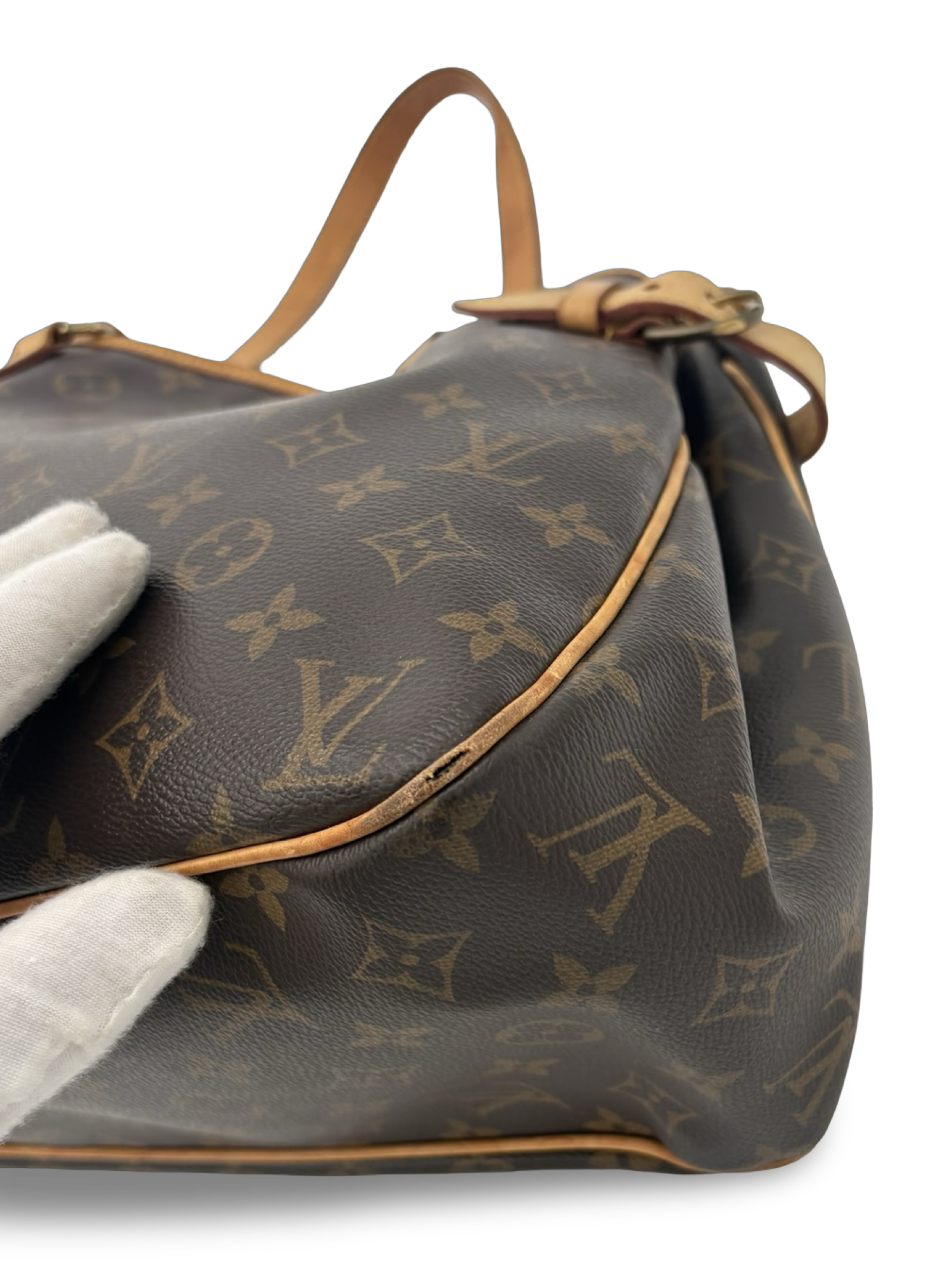 Louis Vuitton Batignolles Horizontal Brown Monogram Canvas Hand / Shoulder Bag — image 7