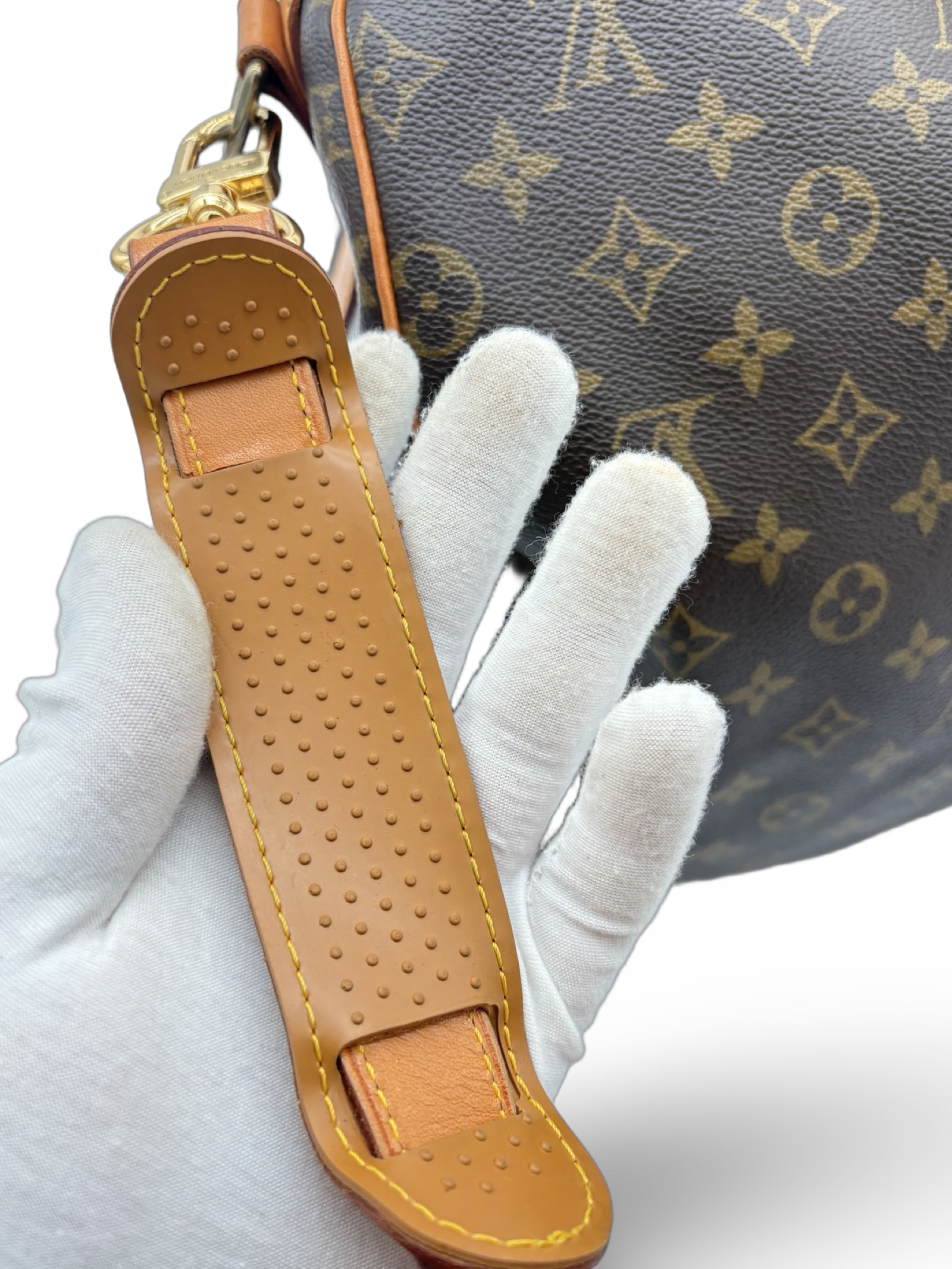 Louis Vuitton Keepall 55 Bandouliere Brown Monogram Canvas Travel Duffel Bag — image 15