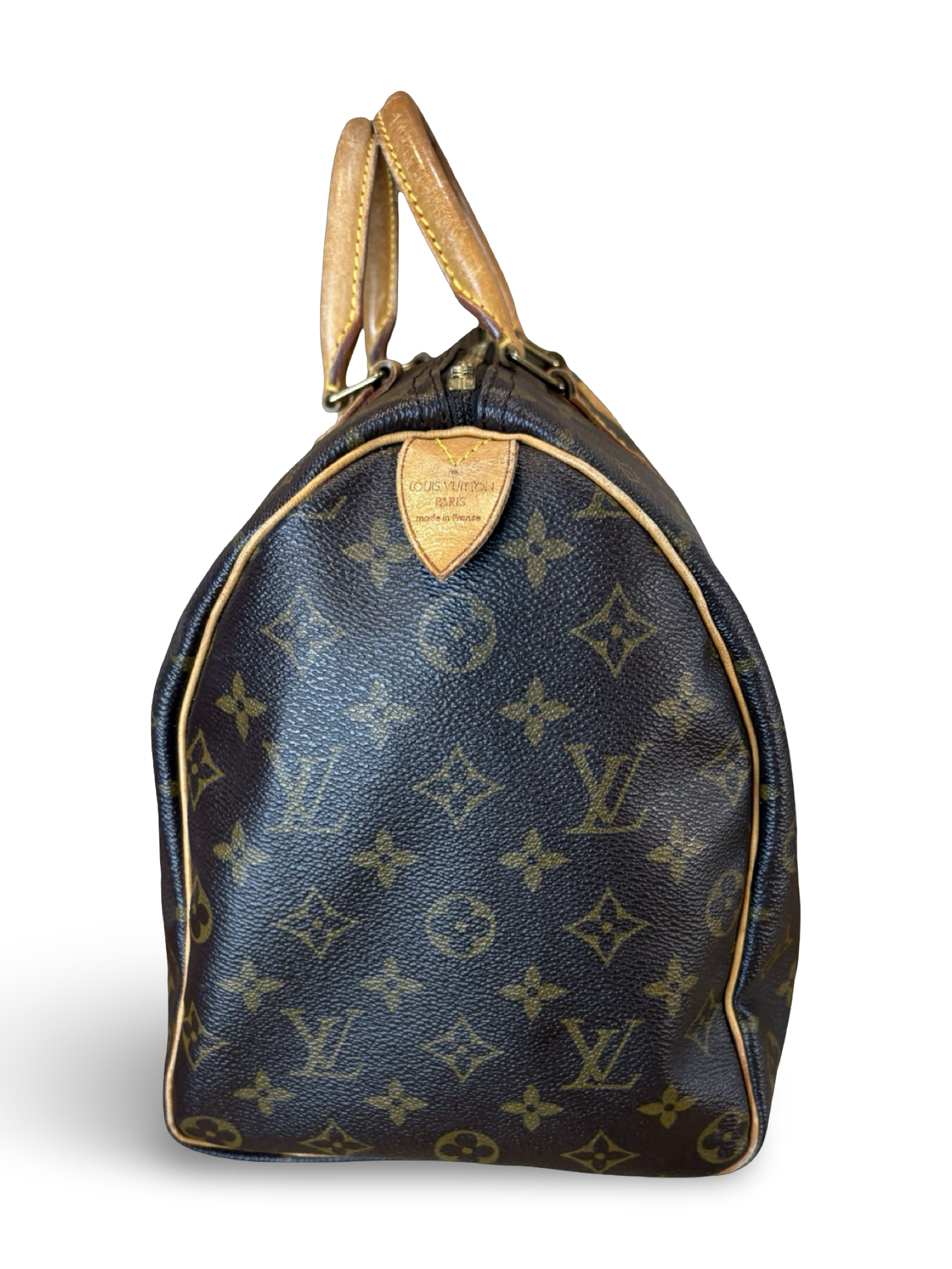 Louis Vuitton Speedy 35 Brown Monogram Canvas Handbag — image 5