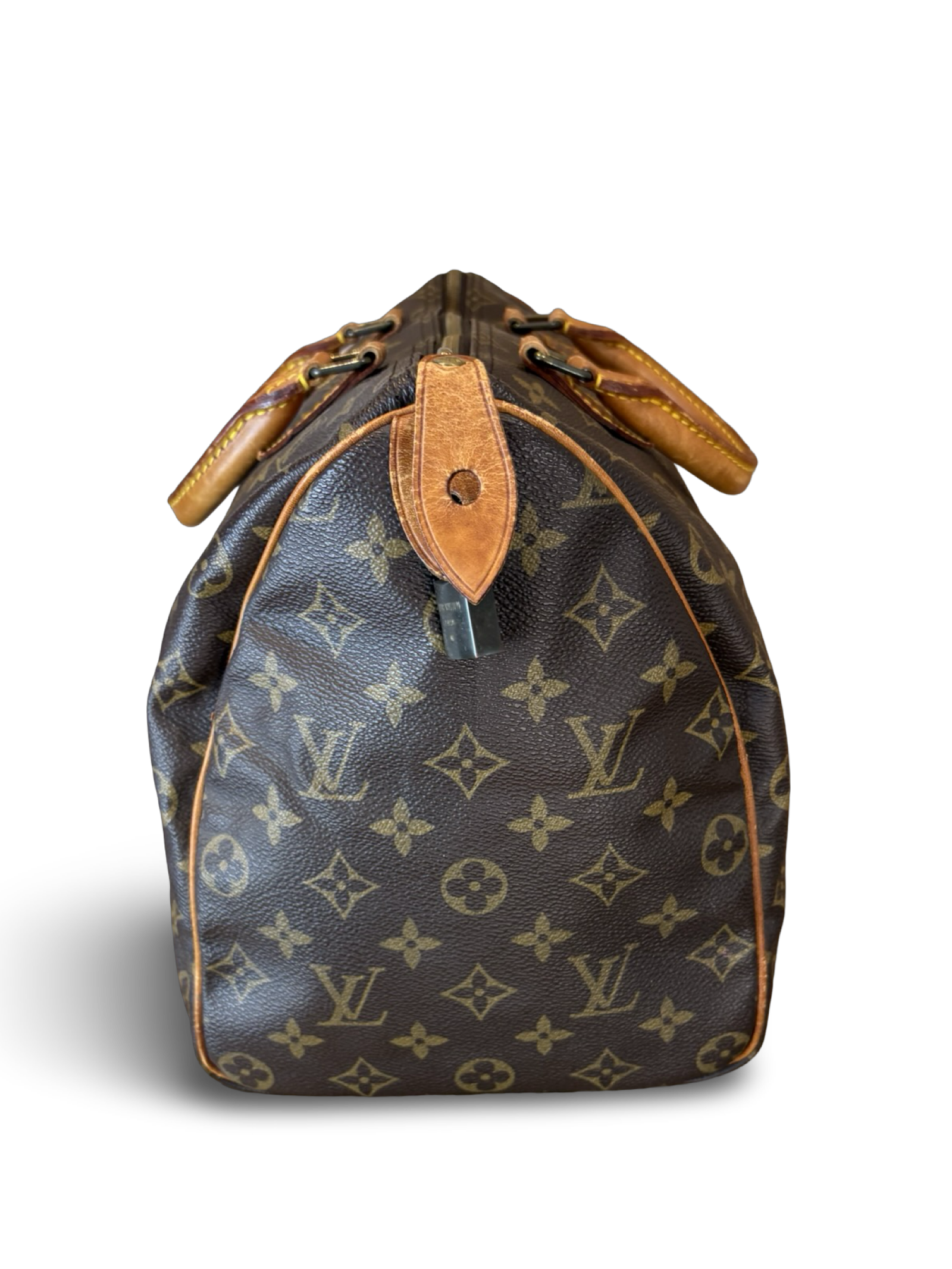 Louis Vuitton Speedy 35 Brown Monogram Canvas Handbag — image 5