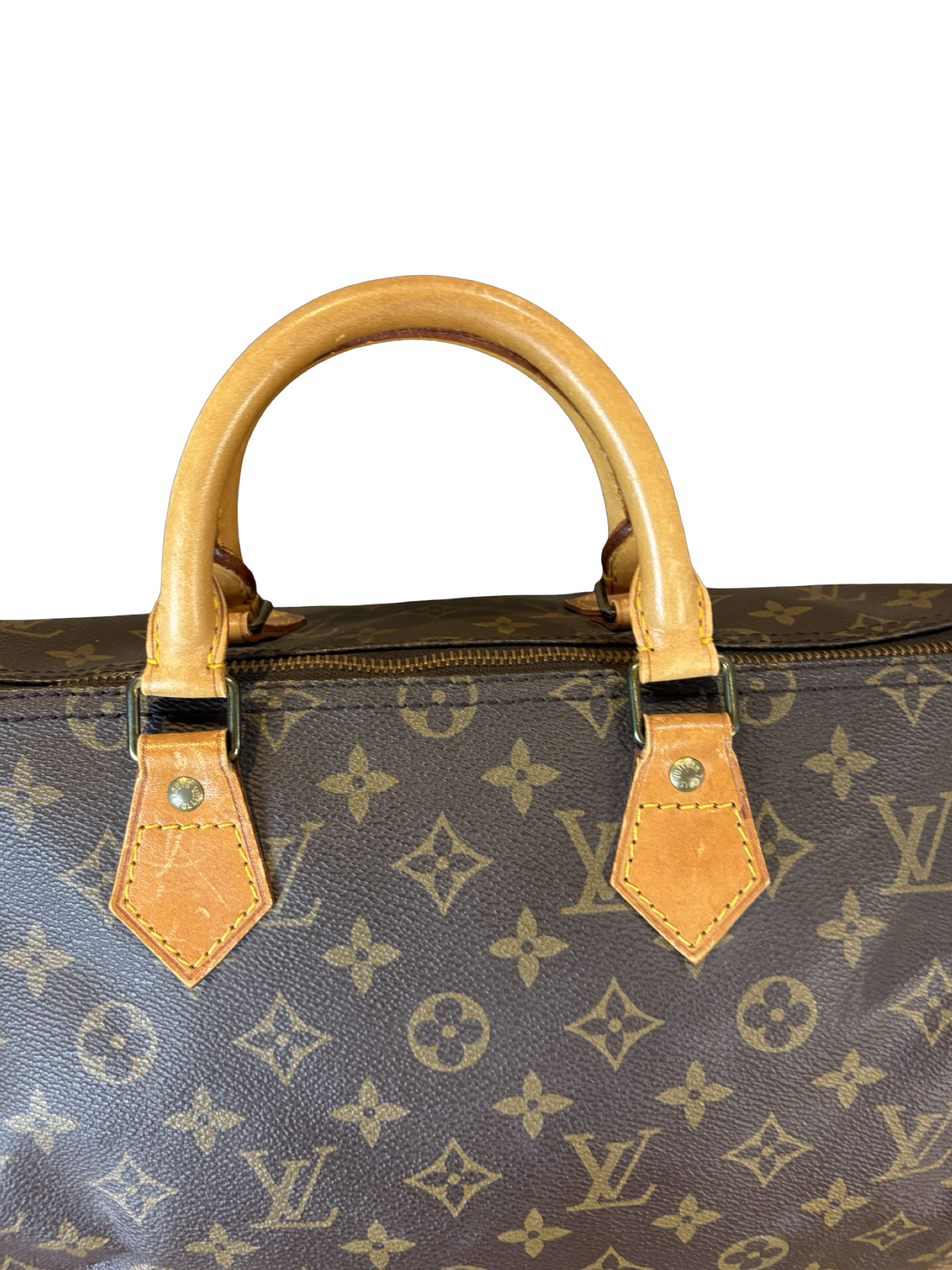 Louis Vuitton Speedy 35 Brown Monogram Canvas Handbag — image 4