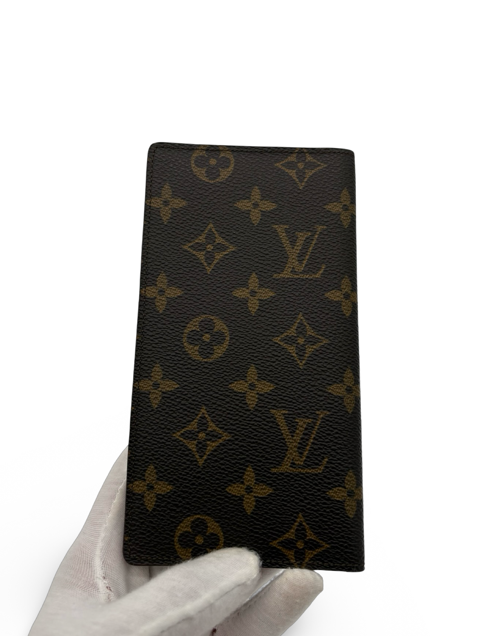 Louis Vuitton Checkbook Wallet Brown Monogram Canvas — image 4
