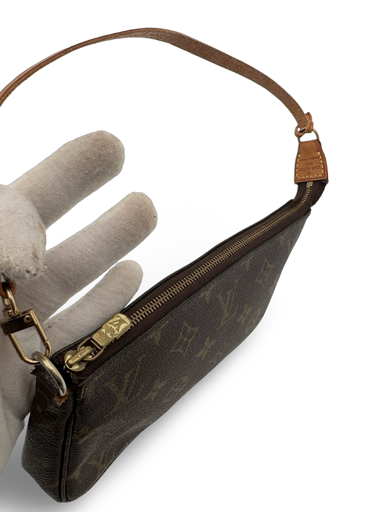 Louis Vuitton Pochette Accessoires Brown Monogram Canvas Handbag — image 8