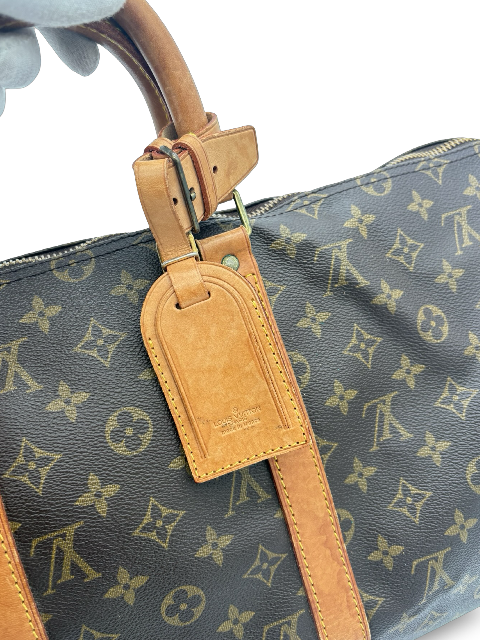 Louis Vuitton Keepall 50 Brown Monogram Canvas Travel Duffel Bag — image 11