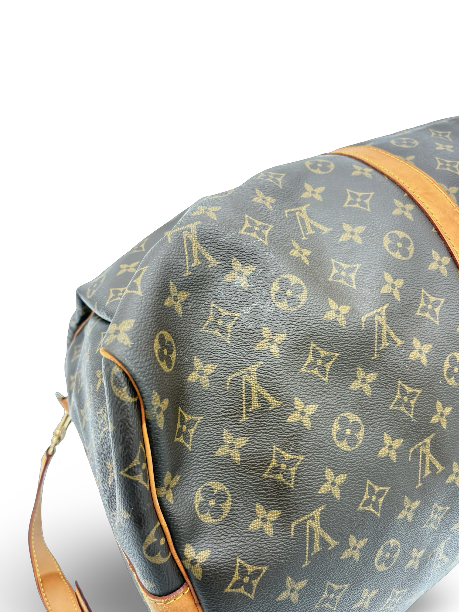 Louis Vuitton Keepall 60 Bandouliere Brown Monogram Canvas Travel Duffel Bag — image 11