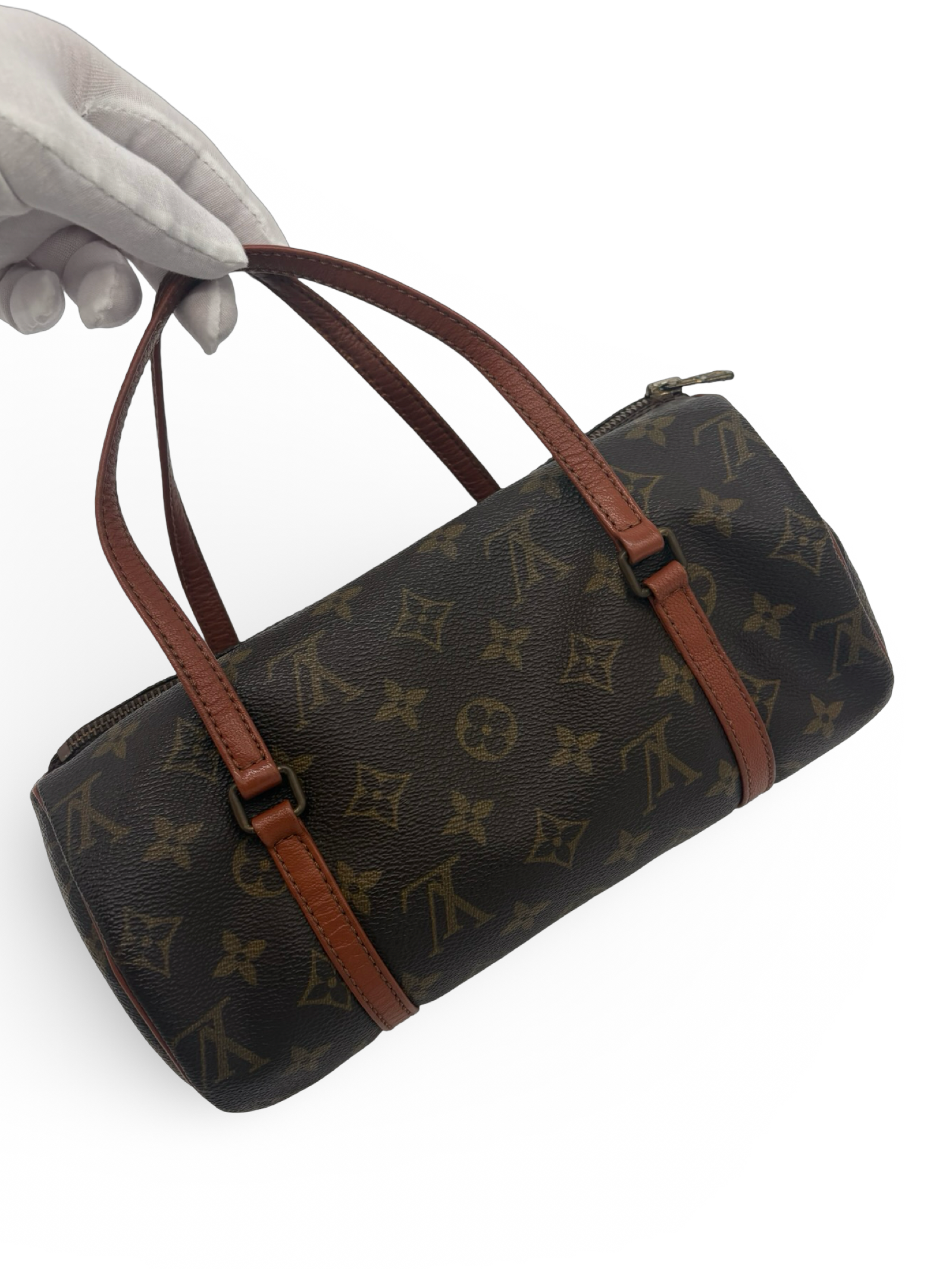 Louis Vuitton Papillon 26 Brown Monogram Canvas Handbag — image 7