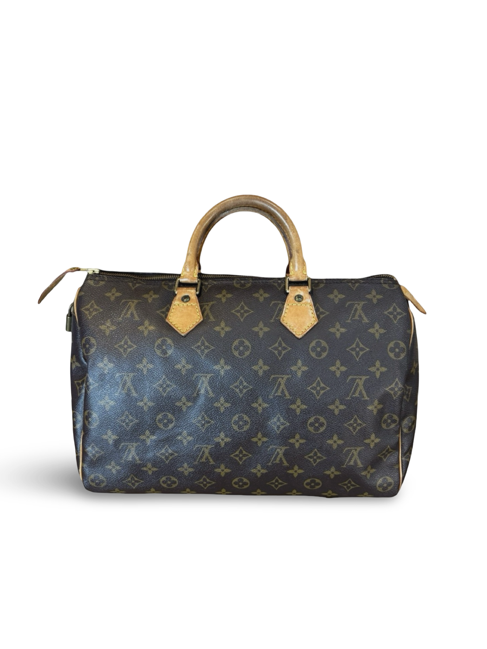 Louis Vuitton Speedy 35 Brown Monogram Canvas Handbag