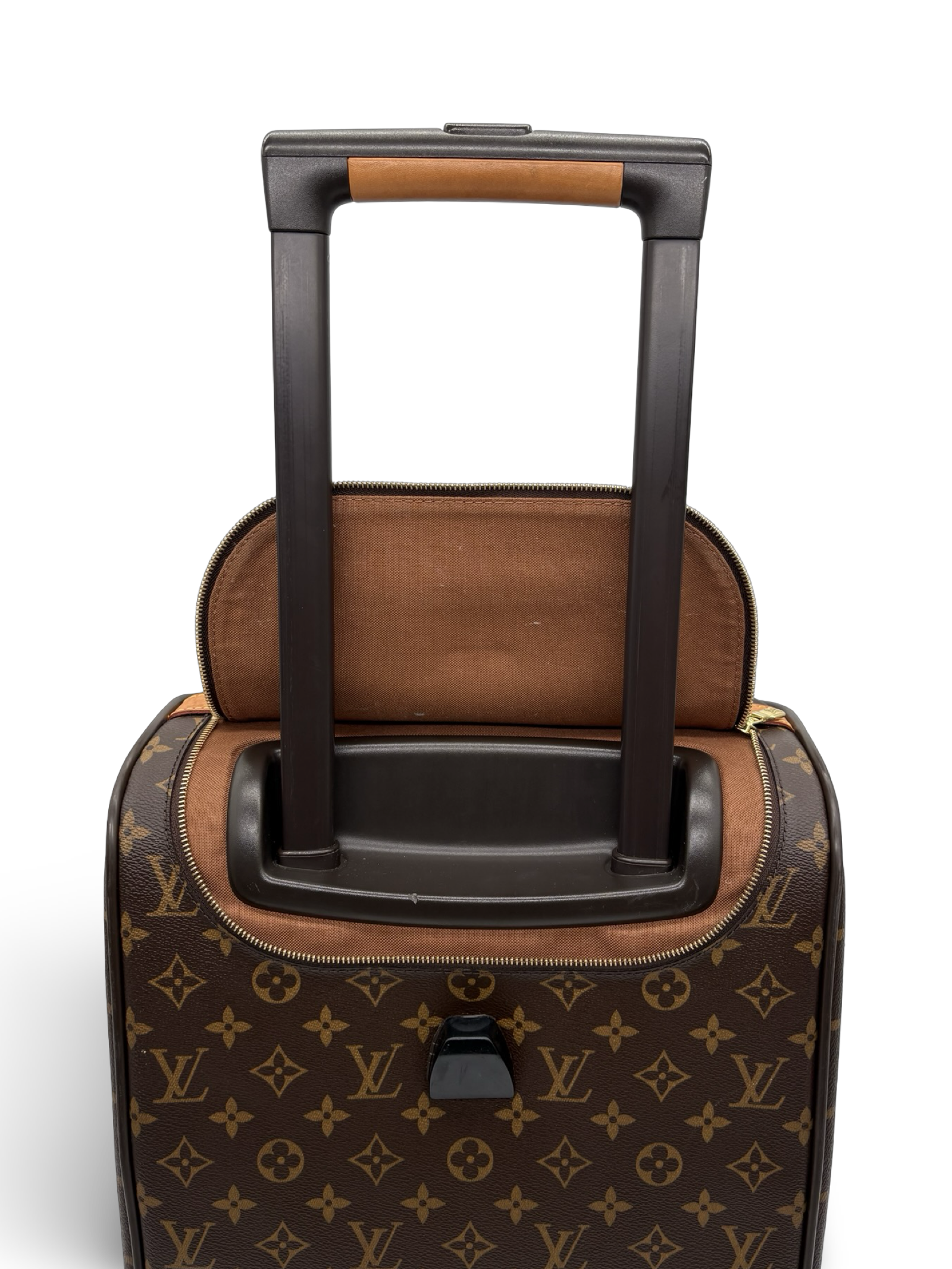 Louis Vuitton Eole 50 Travel Rolling Suitcase Duffel Brown Monogram Canvas Bag — image 19