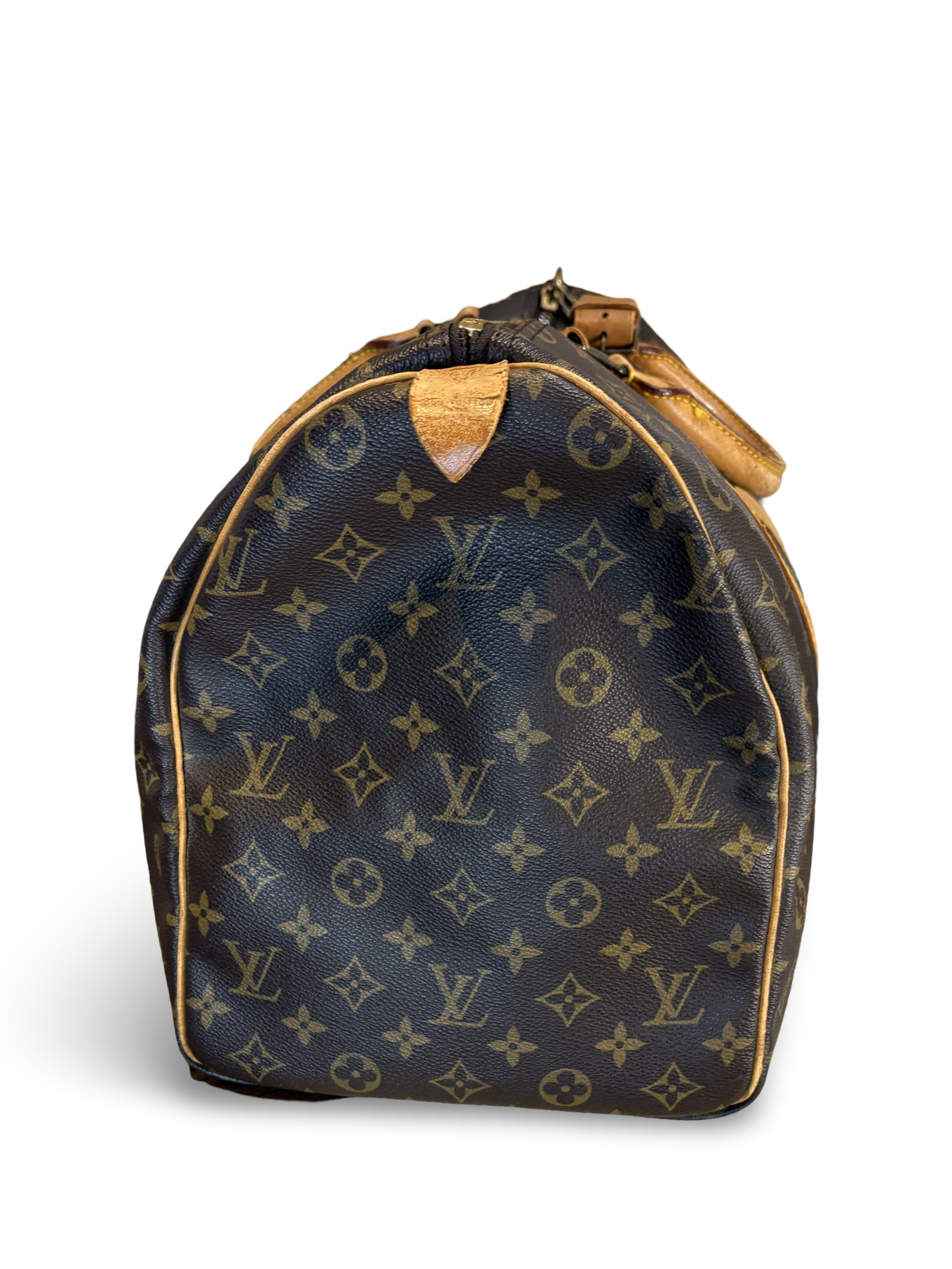 Louis Vuitton Keepall 55 Brown Monogram Canvas Travel Duffel Bag — image 6