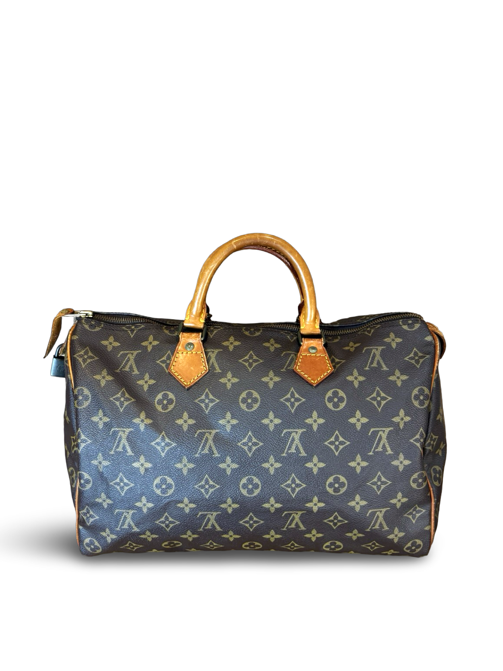 Louis Vuitton Speedy 35 Brown Monogram Canvas Handbag