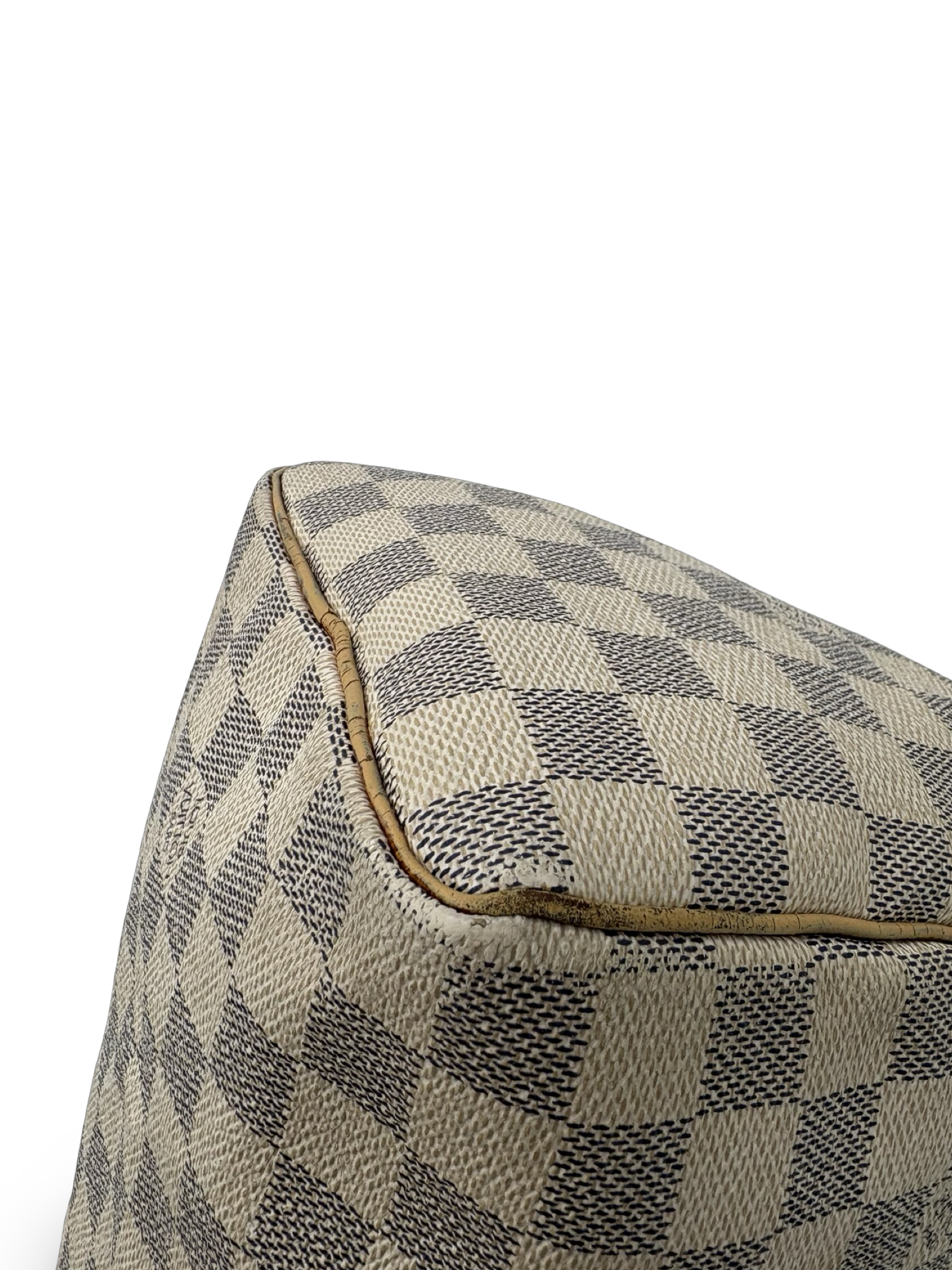 Louis Vuitton Speedy 25 Damier Azur White Monogram Canvas Bag — image 10