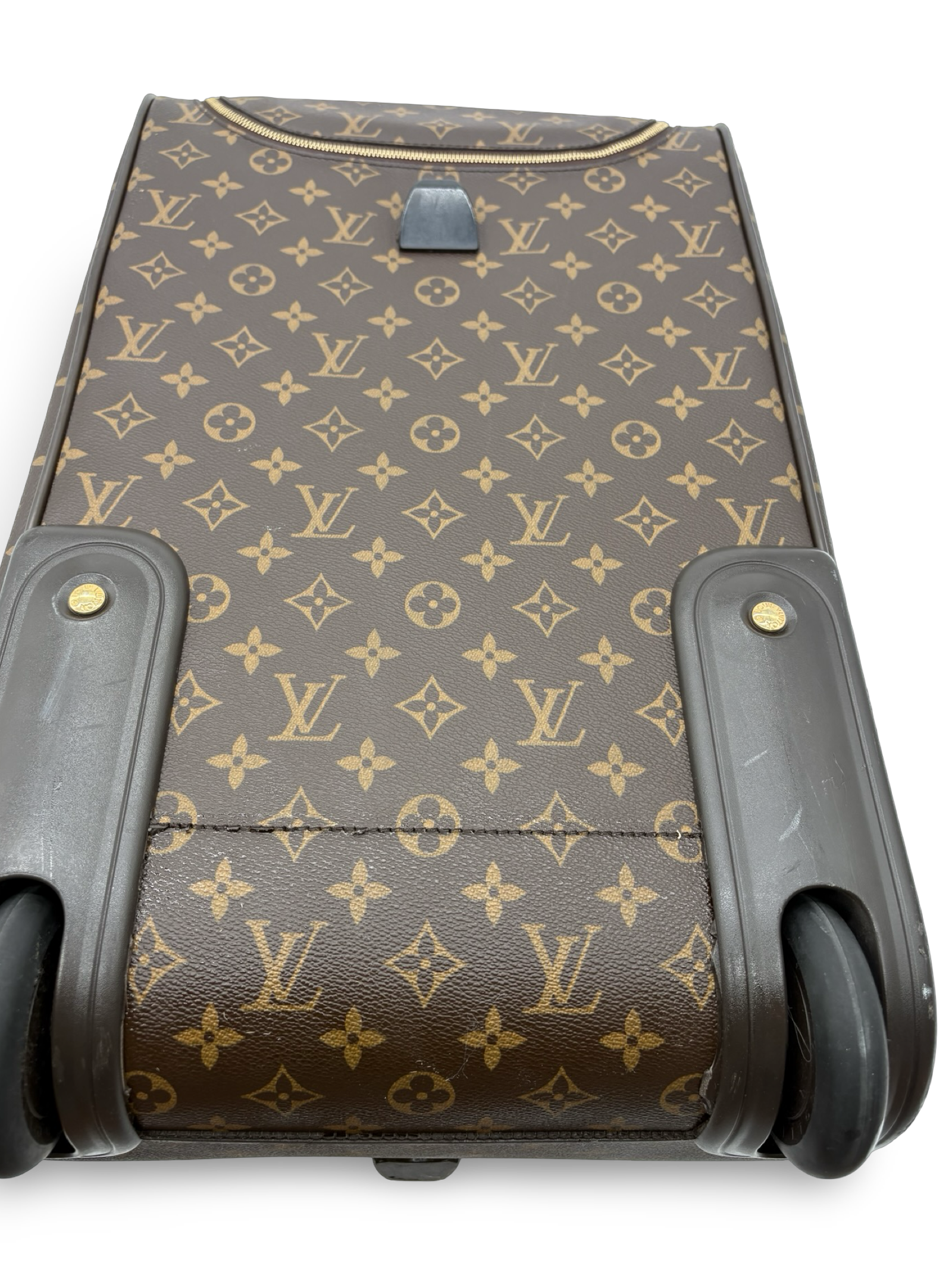 Louis Vuitton Eole 50 Travel Rolling Suitcase Duffel Brown Monogram Canvas Bag — image 25