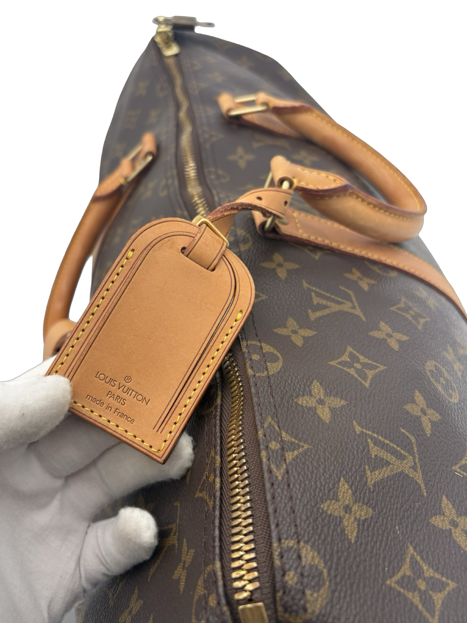 Louis Vuitton Keepall 50 Brown Monogram Canvas Travel Duffel Bag — image 12