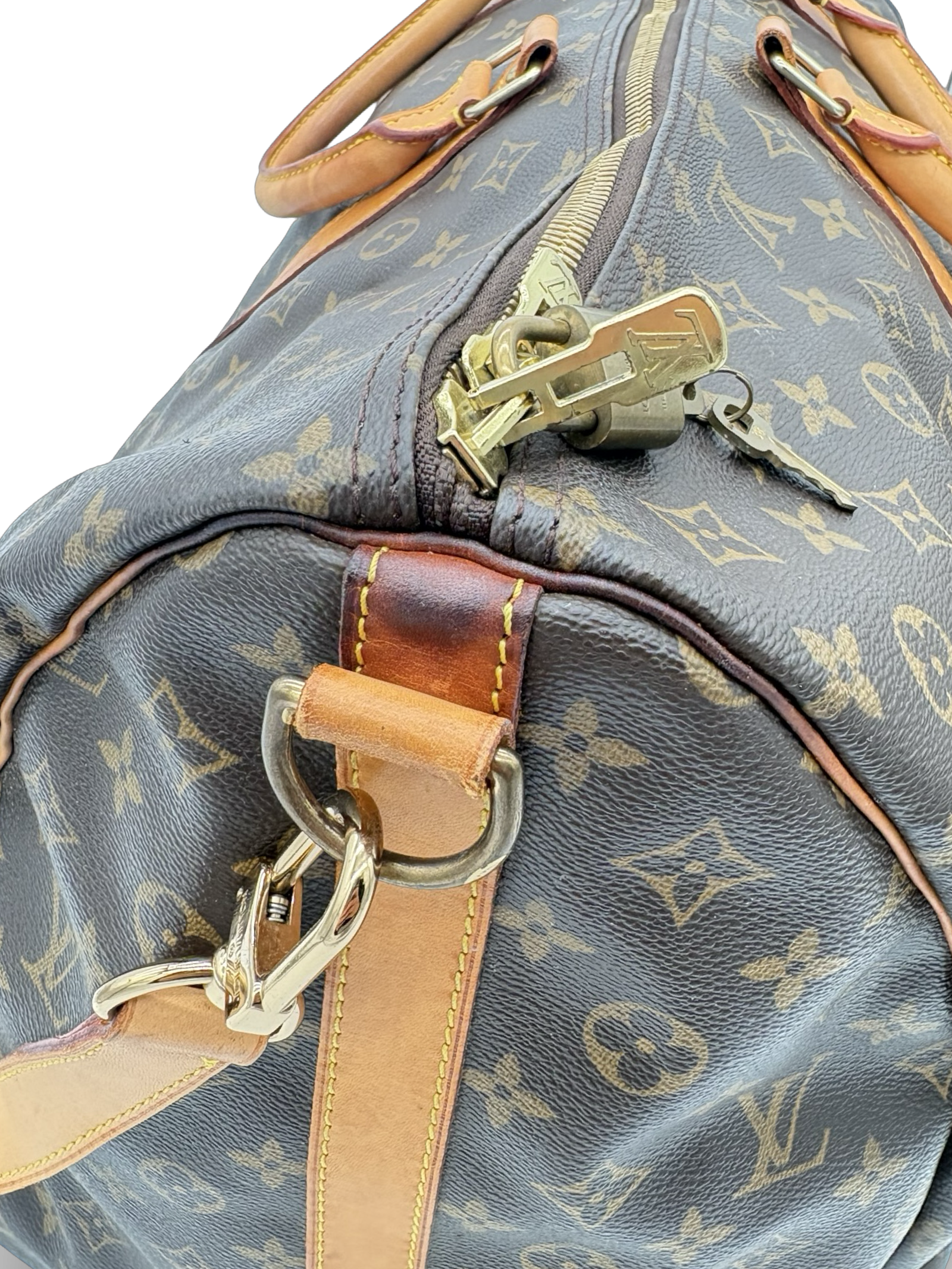 Louis Vuitton Keepall 60 Bandouliere Brown Monogram Canvas Travel Duffel Bag — image 5