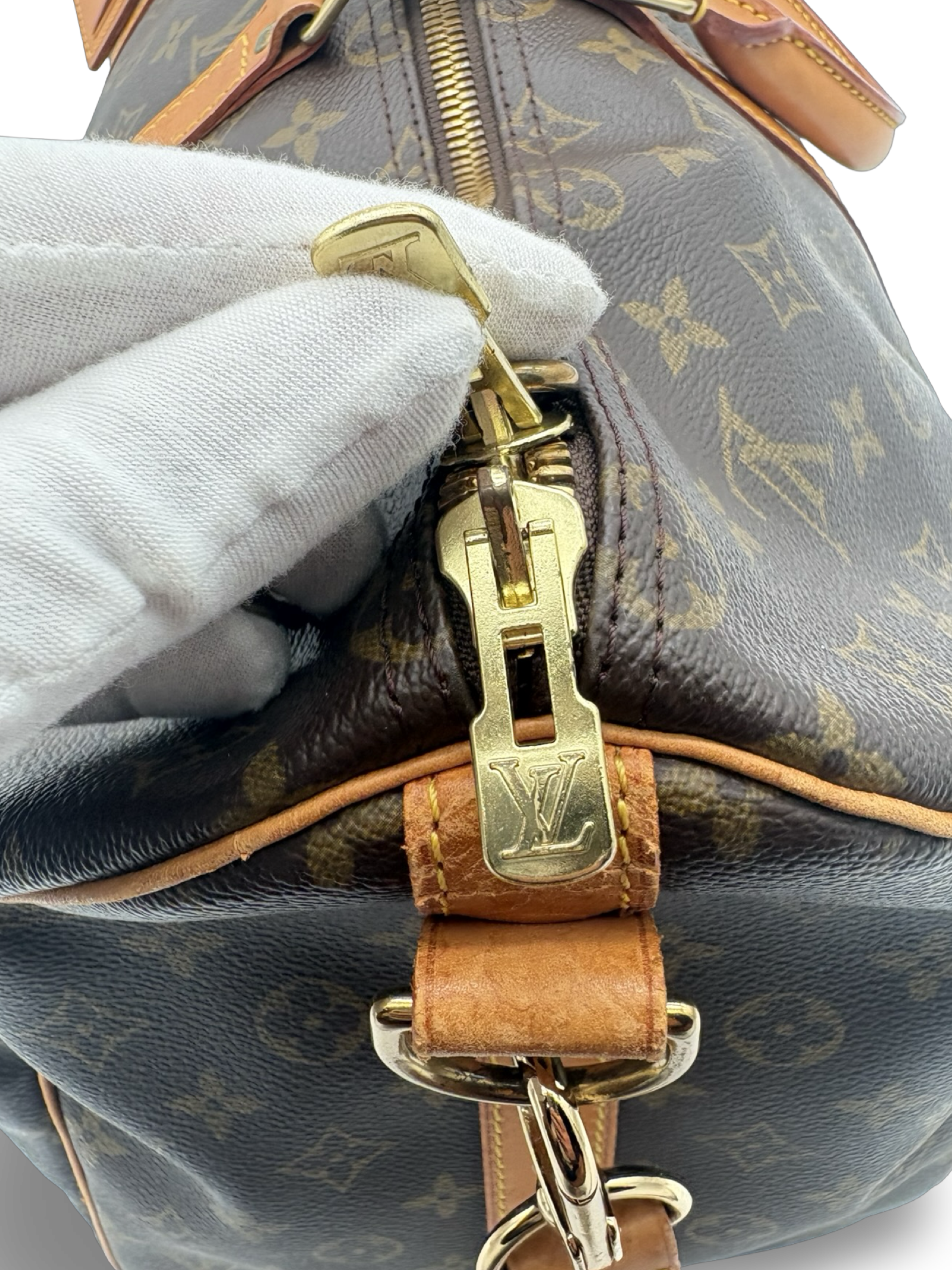 Louis Vuitton Keepall 50 Bandouliere Brown Monogram Canvas Travel Duffel Bag — image 11