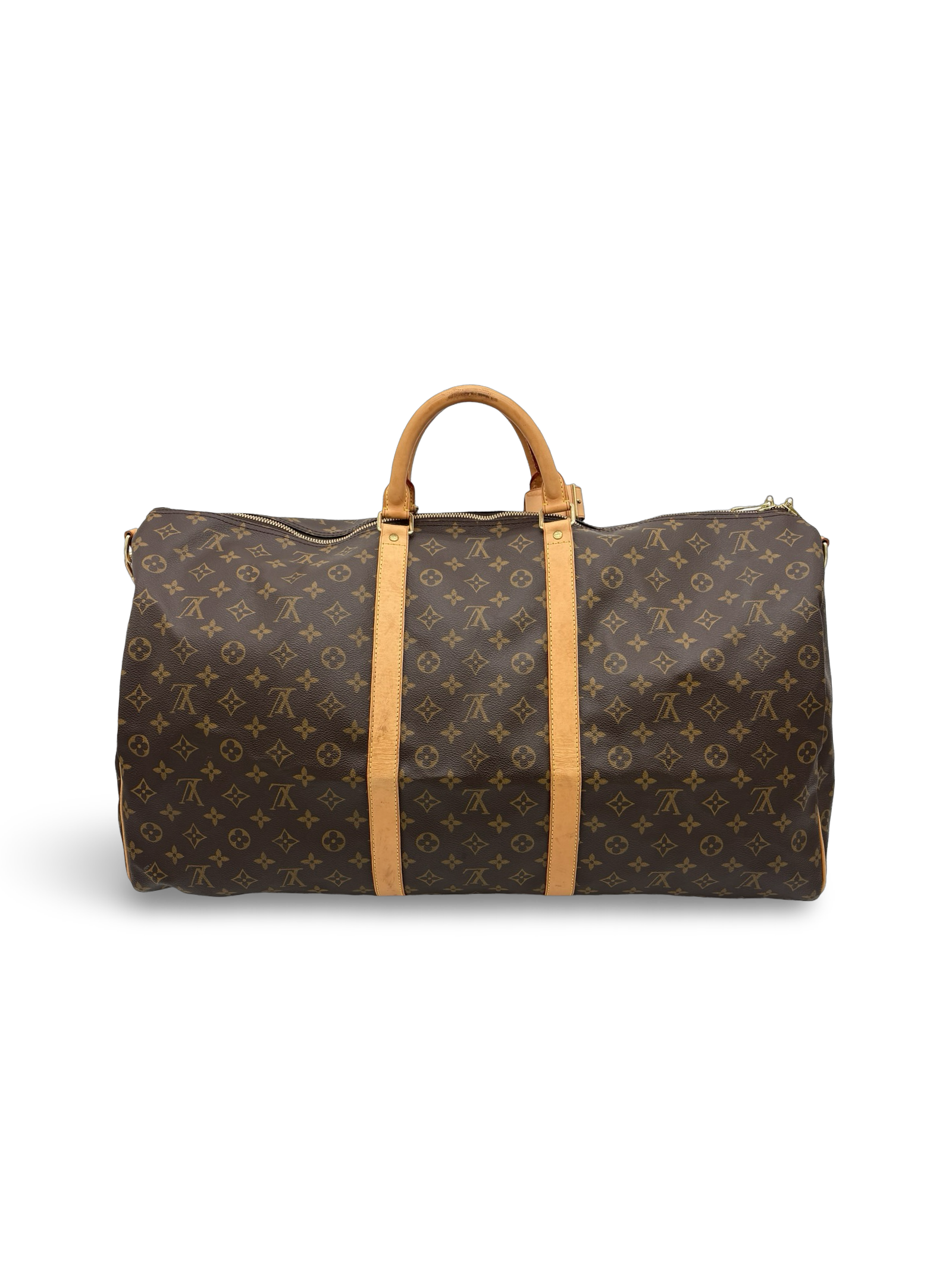 Louis Vuitton Keepall 60 Bandouliere Brown Monogram Canvas Travel Duffel Bag — image 2