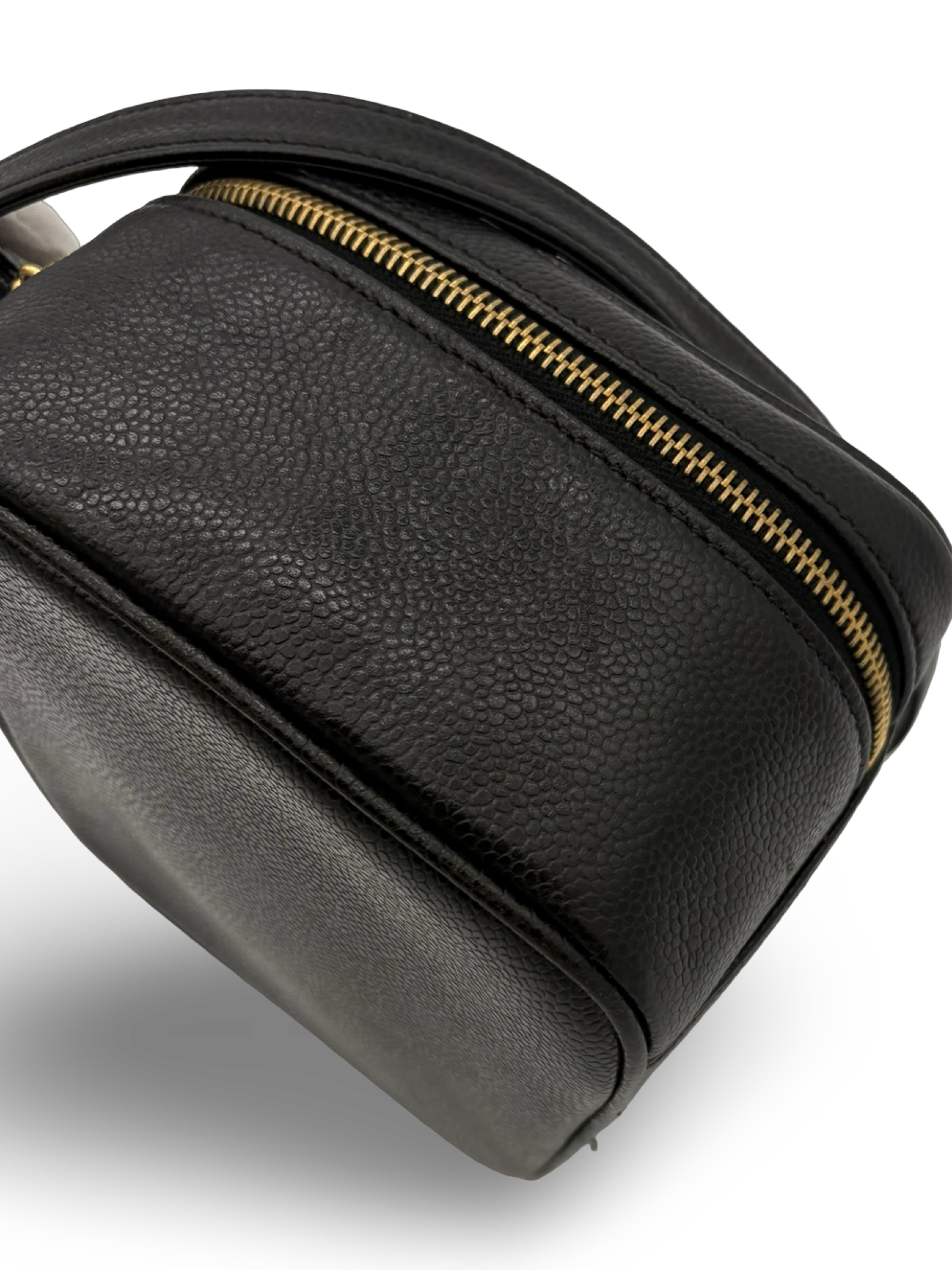 Chanel CC Black Caviar Vanity Handbag Shoulder Bag — image 17