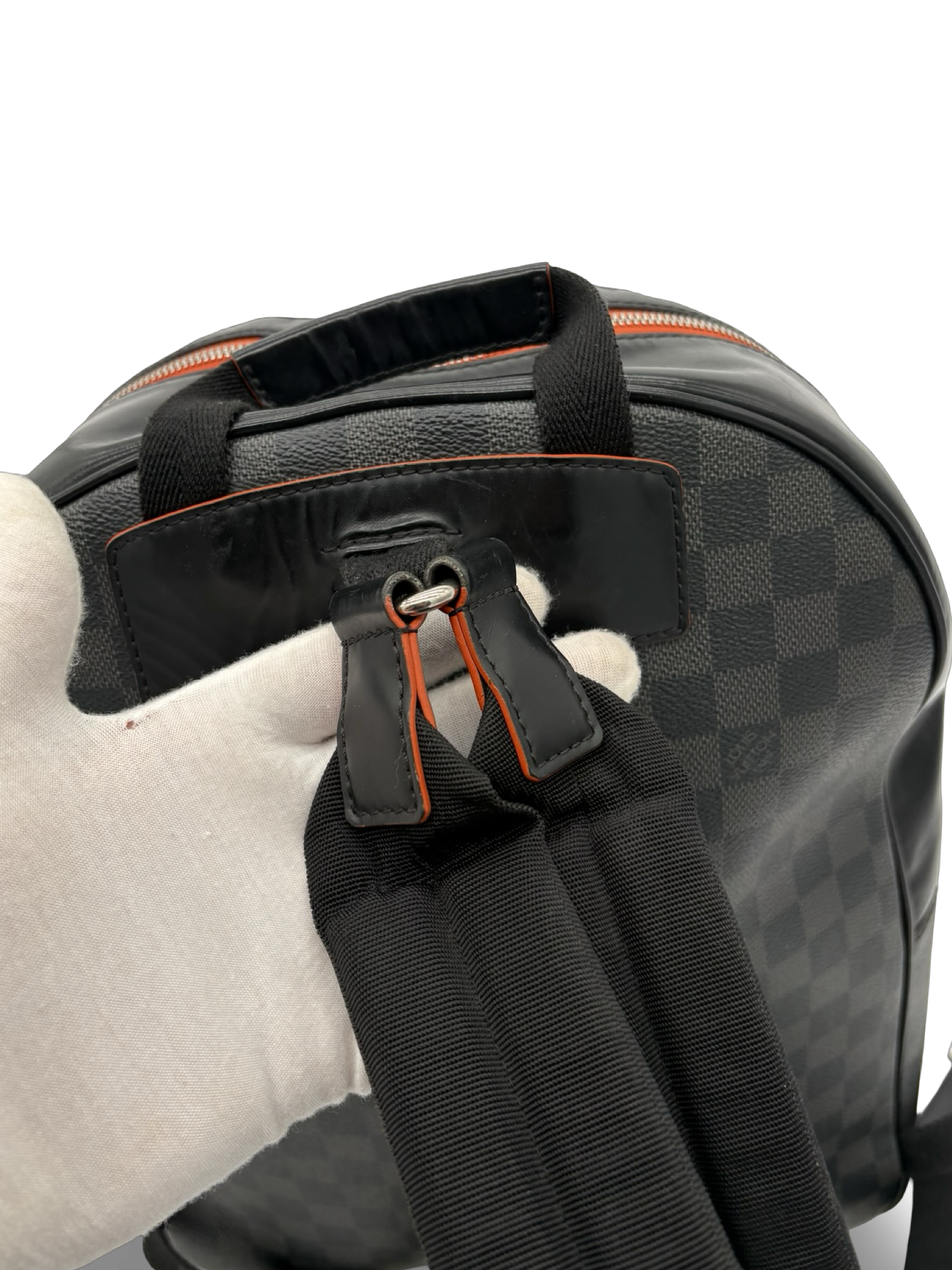 Louis Vuitton Damier Graphite Orange Monogram Canvas Josh Backpack — image 14