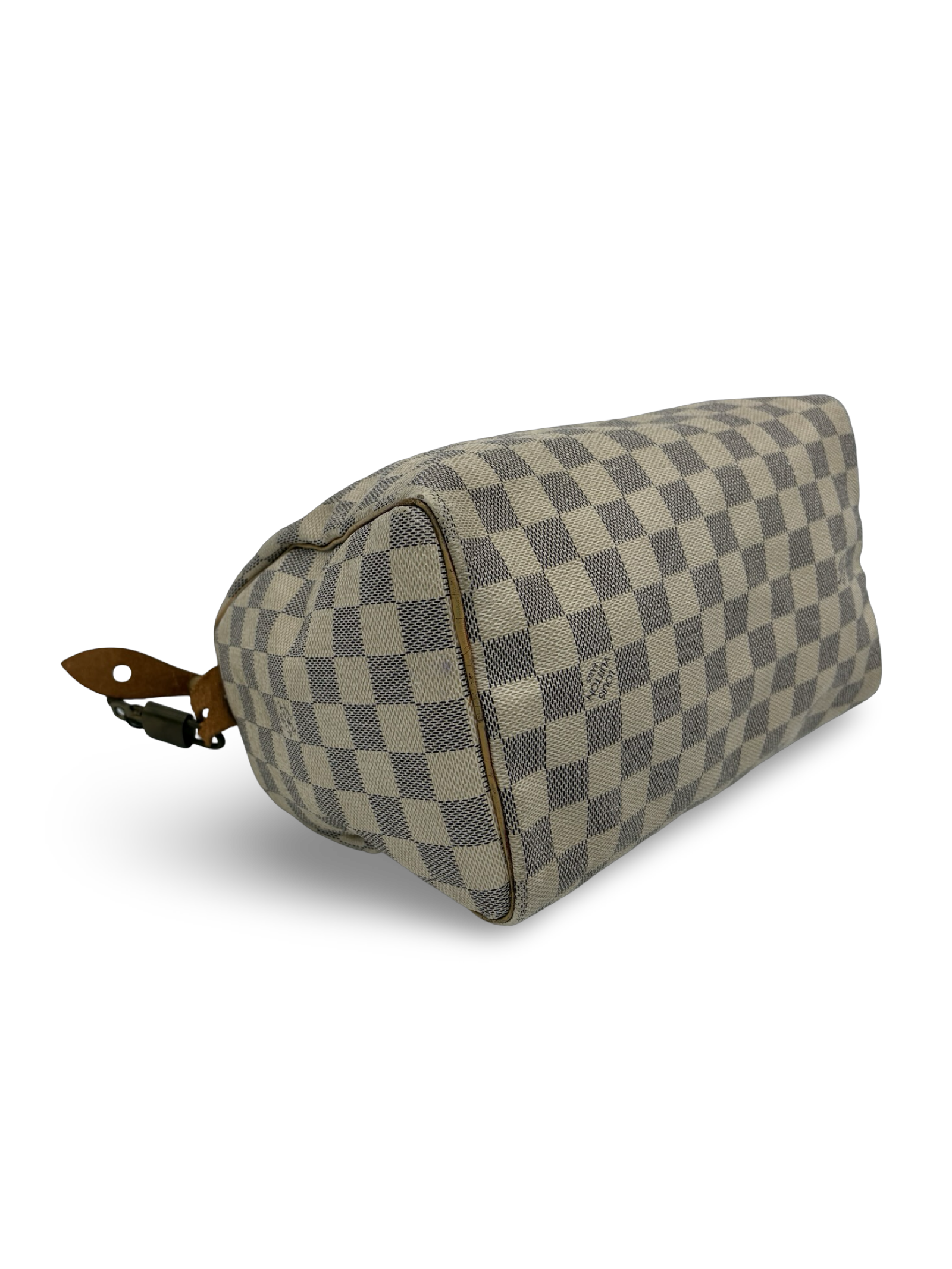 Louis Vuitton Speedy 25 Damier Azur White Monogram Canvas Bag — image 8