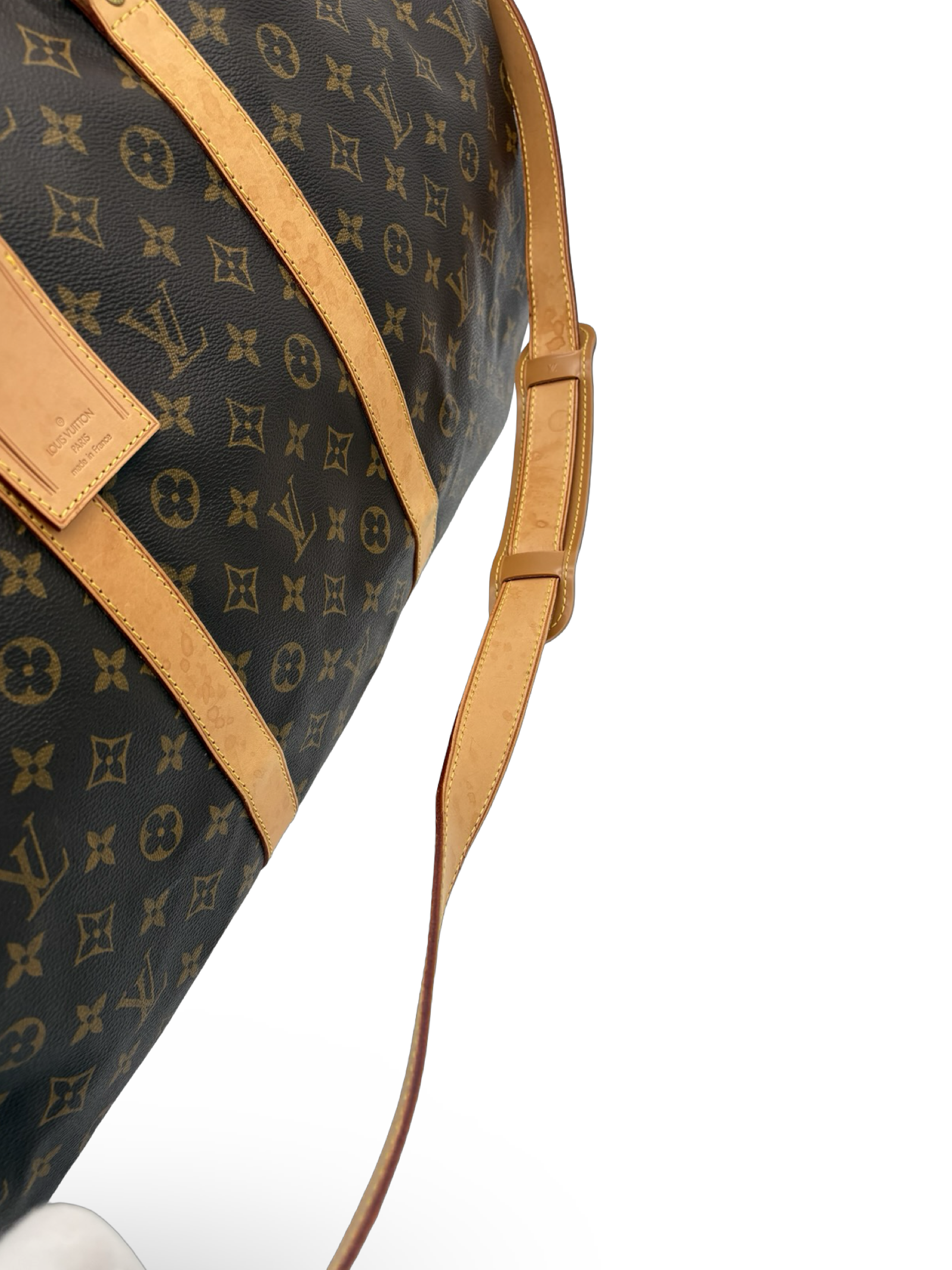 Louis Vuitton Keepall 60 Bandouliere Brown Monogram Canvas Travel Duffel Bag — image 11