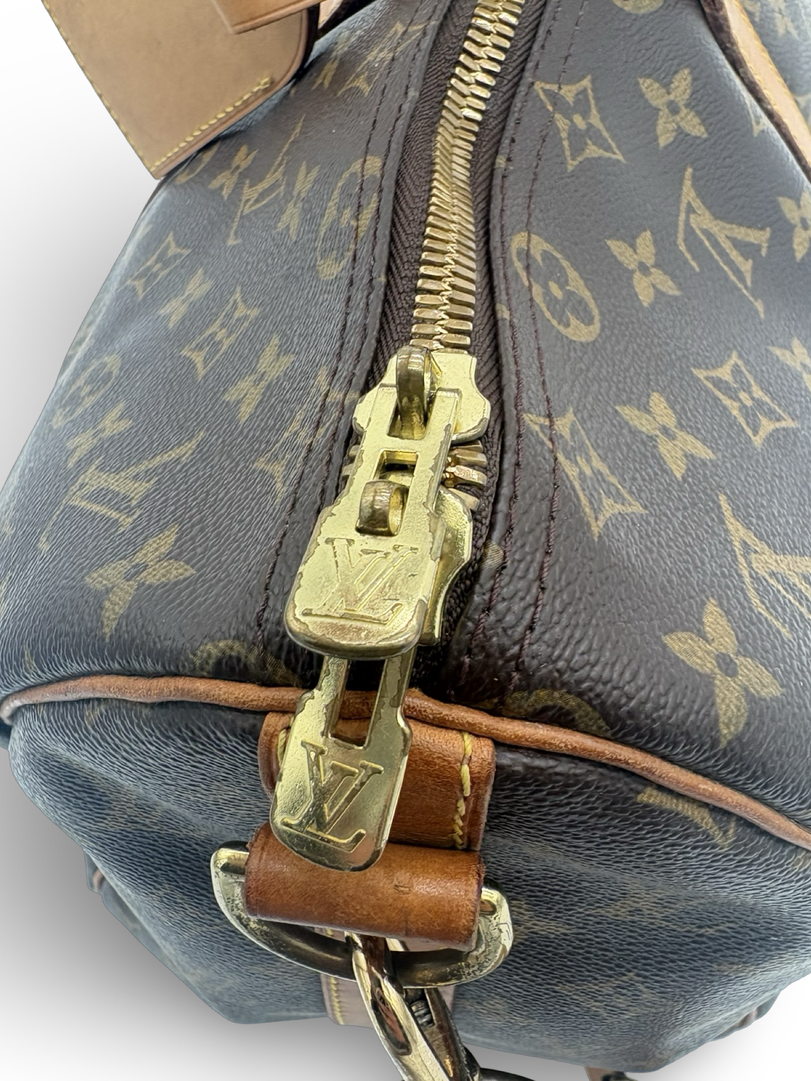 Louis Vuitton Keepall 45 Bandouliere Brown Monogram Canvas Travel Duffel Bag — image 9