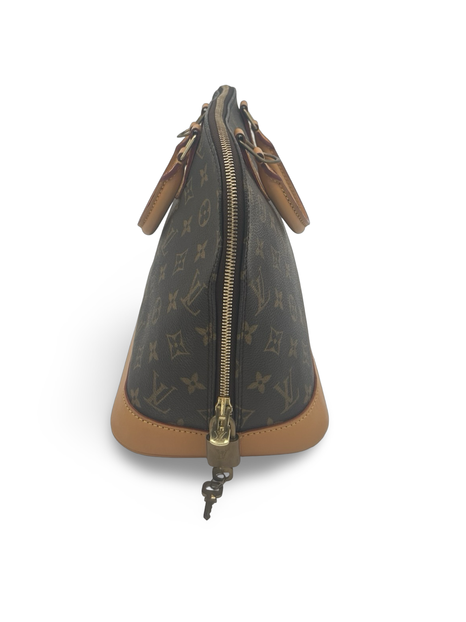 Louis Vuitton Alma PM Brown Monogram Canvas Handbag — image 4