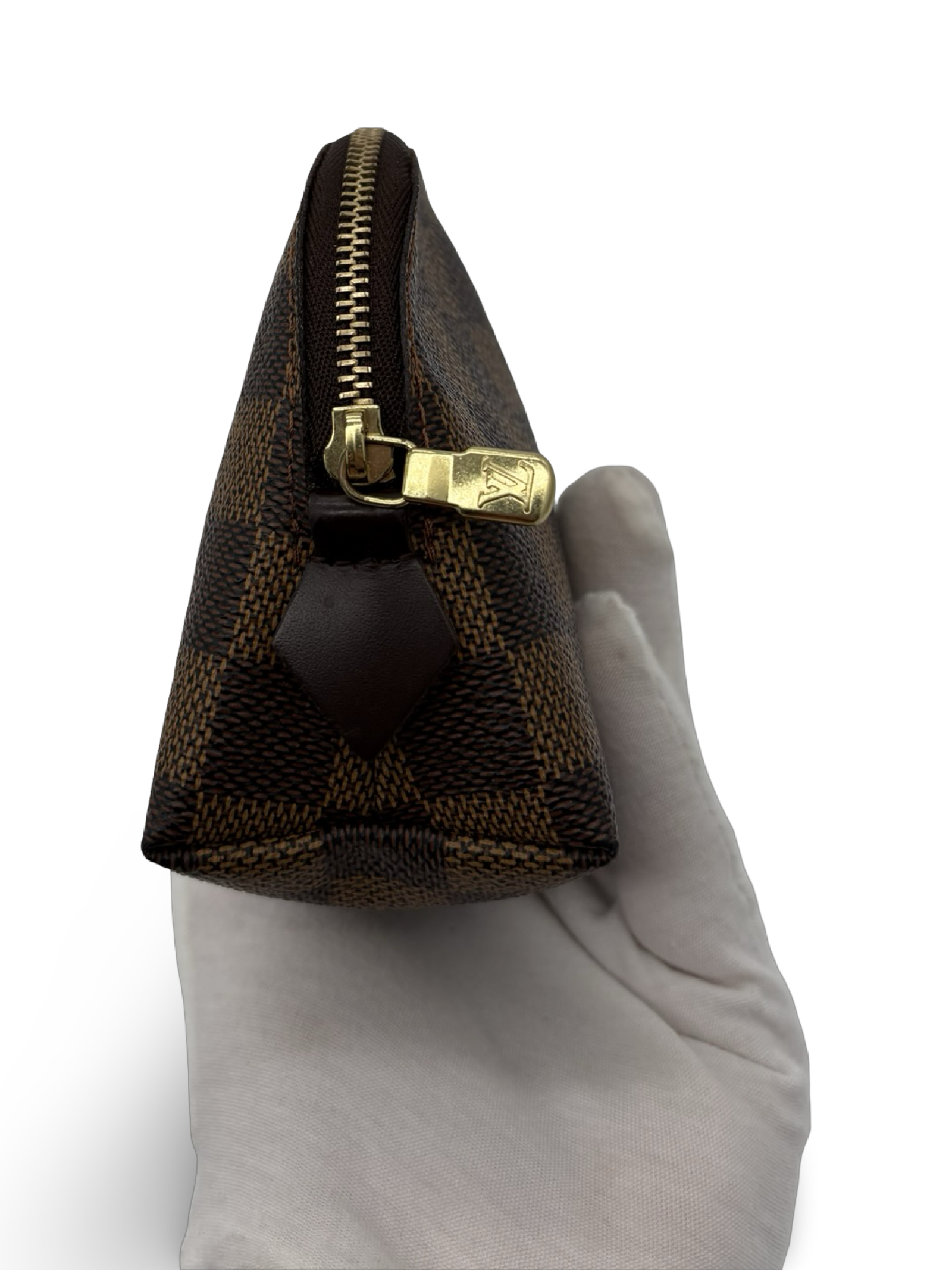 Louis Vuitton Brown Damier Ebene Canvas Damier Cosmetic Pouch — image 4