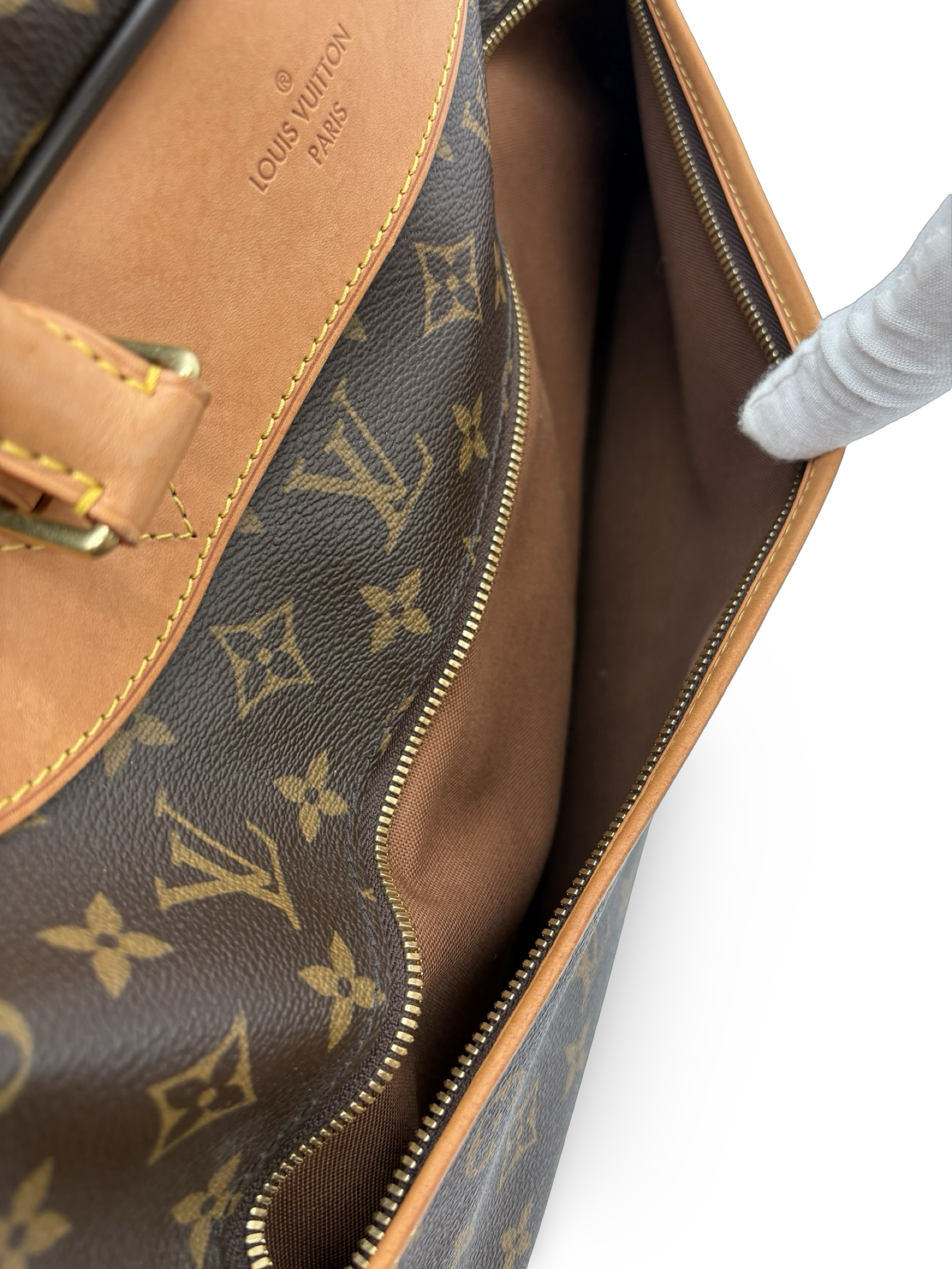 Louis Vuitton Eole 50 Travel Rolling Suitcase Duffel Brown Monogram Canvas Bag — image 13