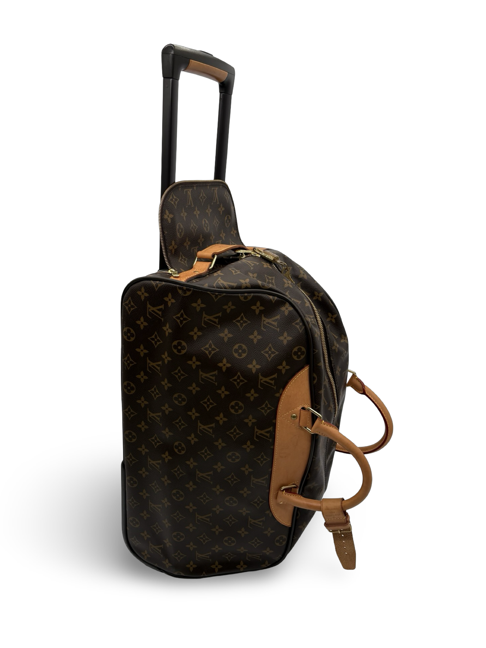 Louis Vuitton Eole 50 Travel Rolling Suitcase Duffel Brown Monogram Canvas Bag — image 20