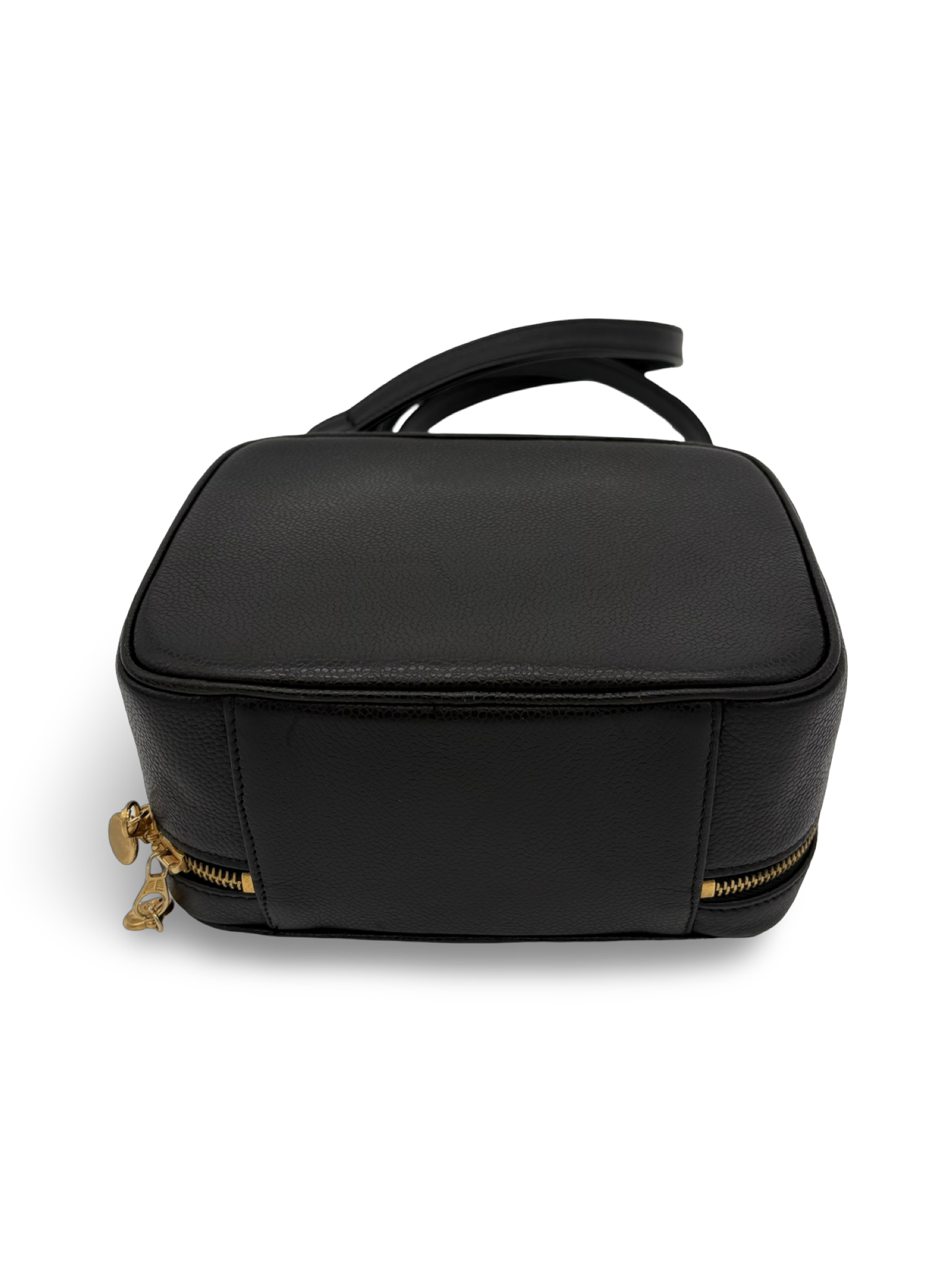 Chanel CC Black Caviar Vanity Handbag Shoulder Bag — image 9