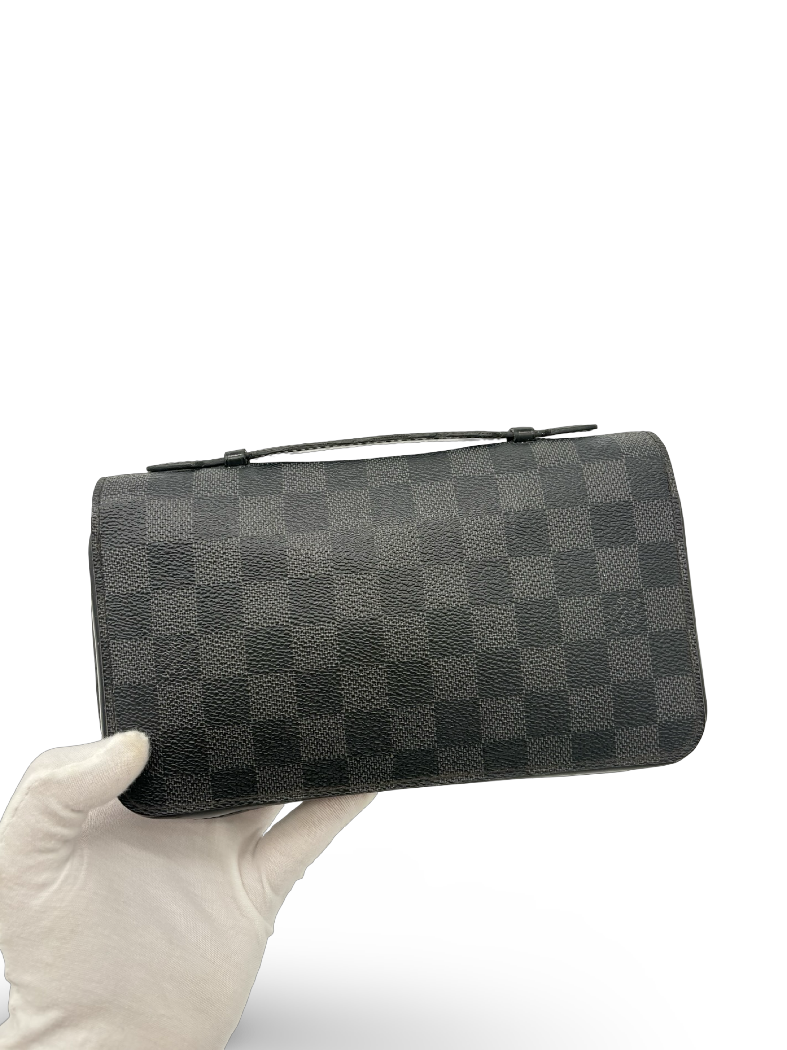 Louis Vuitton Black Damier Monogram Canvas Zippy Wallet XL — image 6