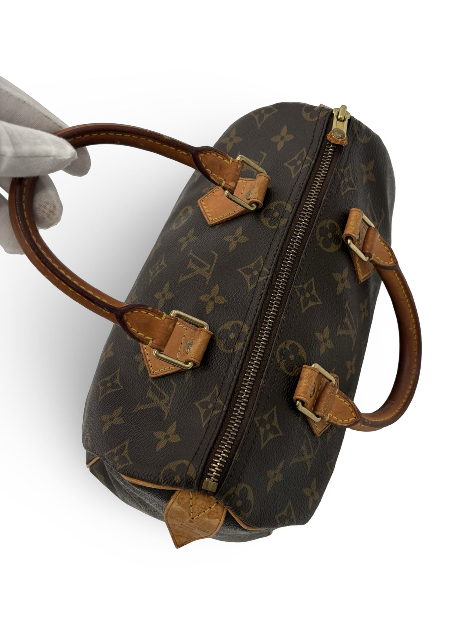 Louis Vuitton Speedy 25 Brown Monogram Canvas Handbag — image 12