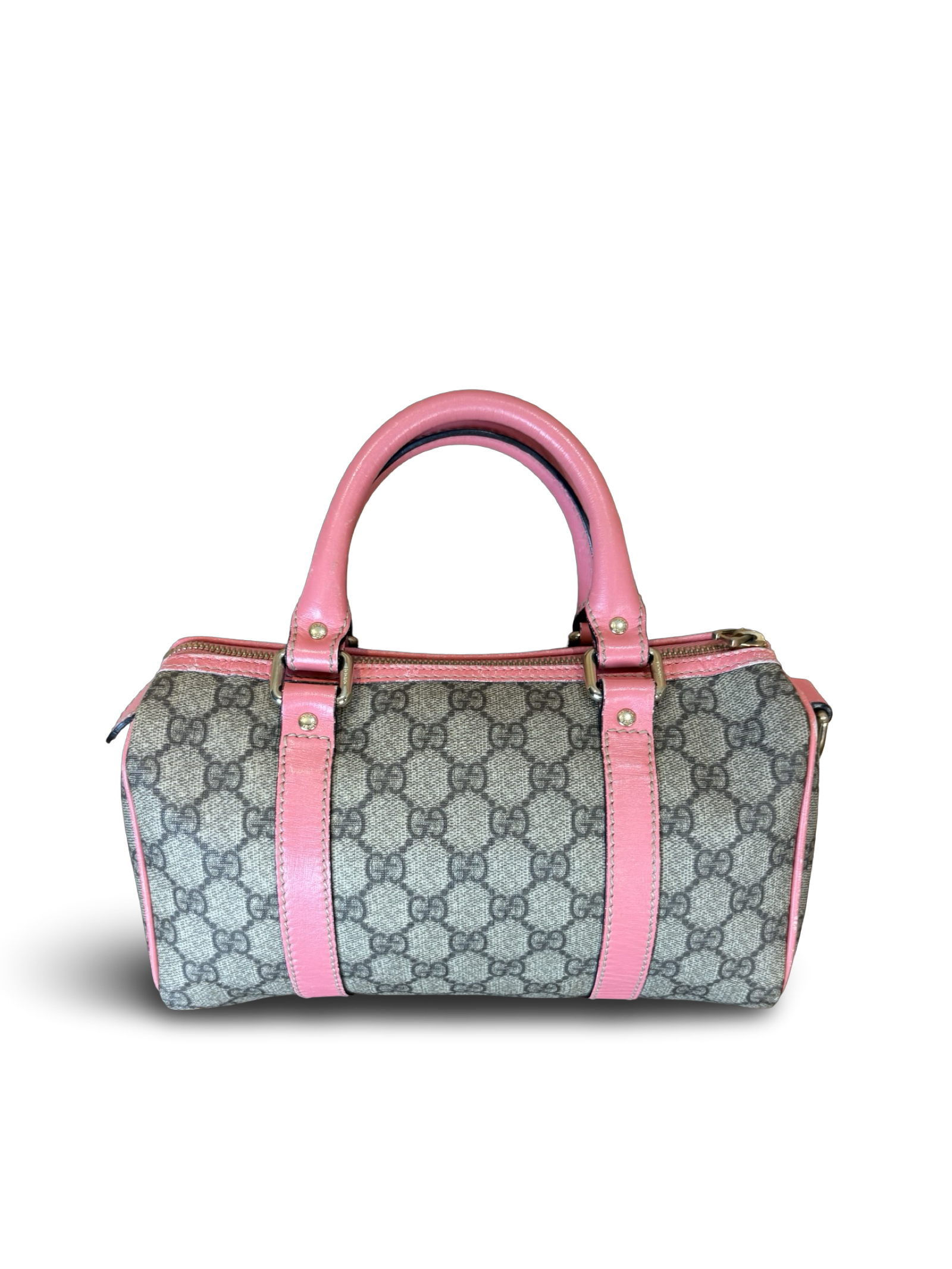 Gucci Mini Boston GG Canvas Pink Handbag — image 4